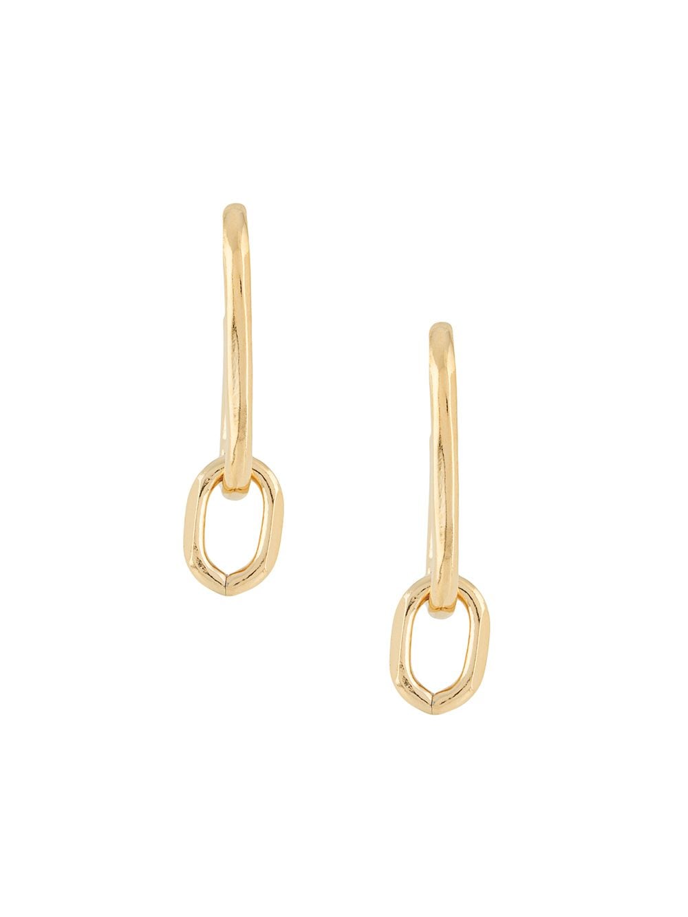 Wouters & Hendrix Rebel long stud earrings - Gold von Wouters & Hendrix