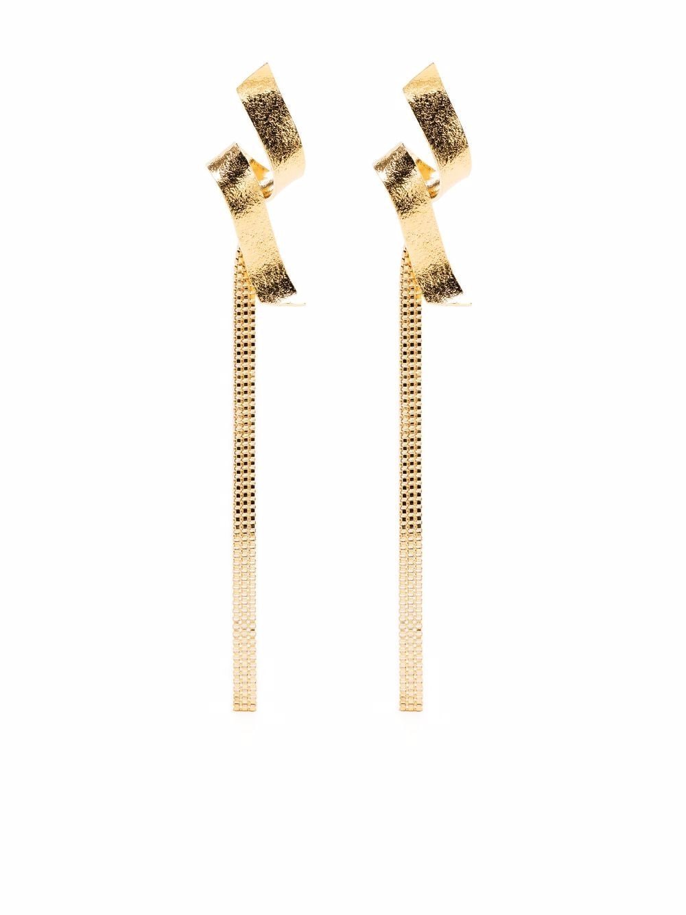 Wouters & Hendrix Swirl chain-link earrings - Gold von Wouters & Hendrix