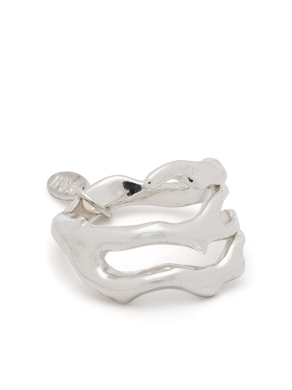 Wouters & Hendrix Voyages Naturalistes wide-band ring - Silver von Wouters & Hendrix