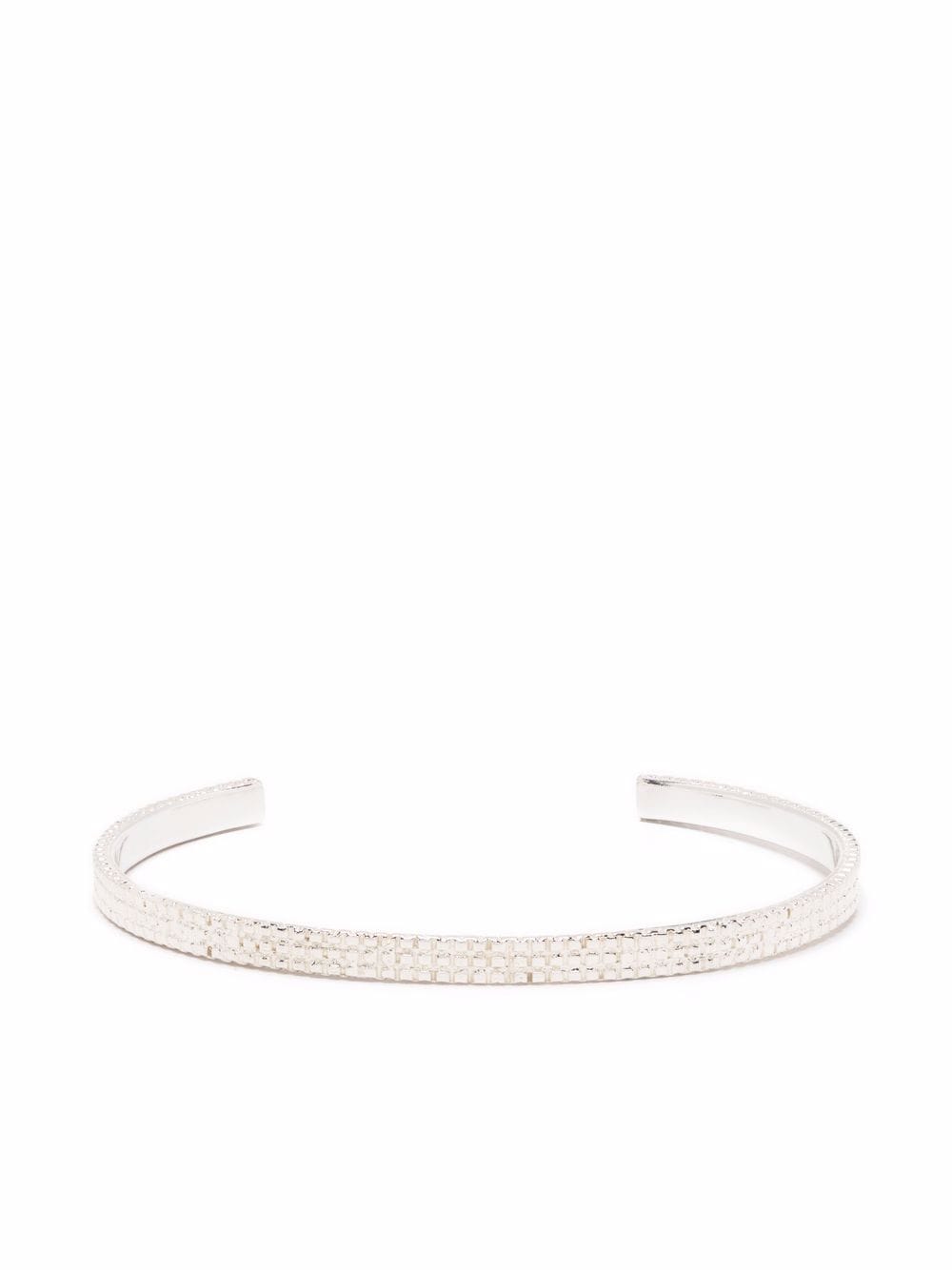 Wouters & Hendrix chain-texture bangle bracelet - Silver von Wouters & Hendrix