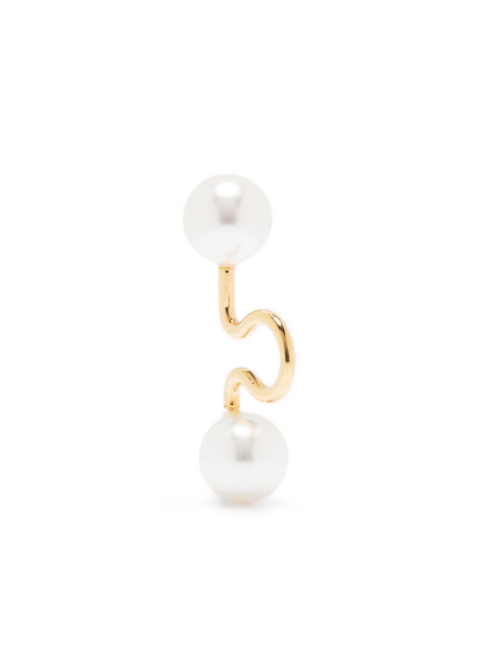 Wouters & Hendrix pearl-tip ear cuff - White von Wouters & Hendrix