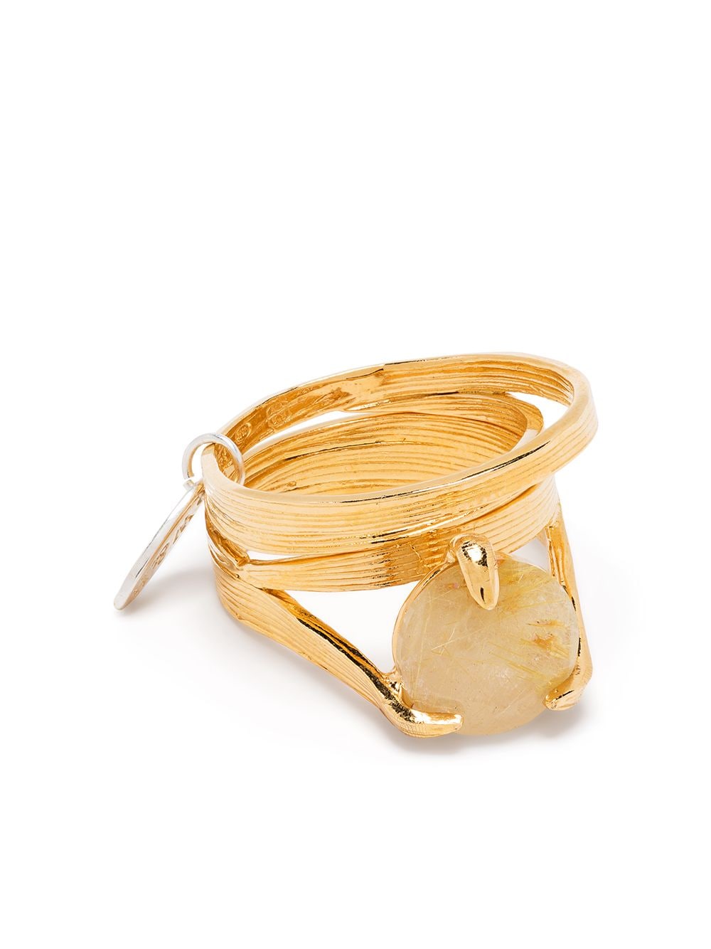 Wouters & Hendrix stacked stone ring - Gold von Wouters & Hendrix