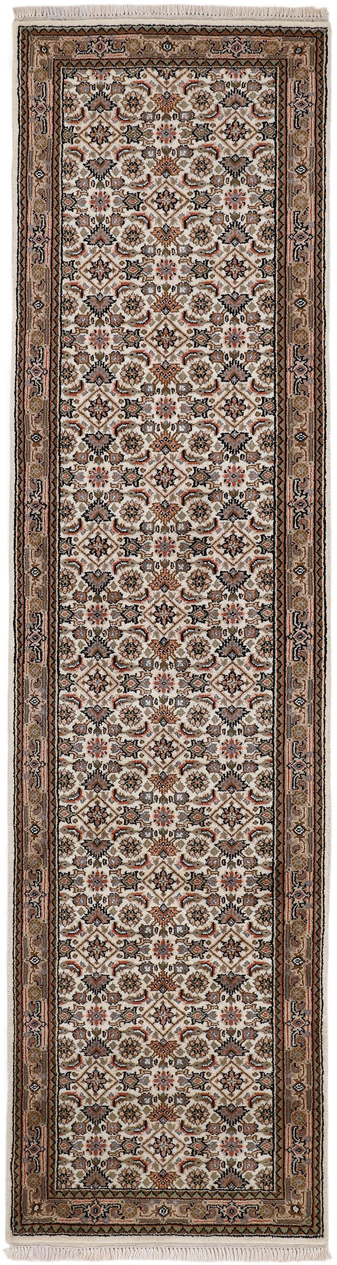 Woven Arts Läufer »Orientteppich Bidjar Herati«, rechteckig, 15 mm Höhe, handgeknüpft, Wohnzimmer, reine Wolle von Woven Arts
