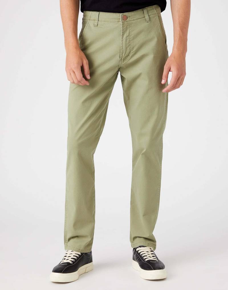 Chino Casey Jones Herren Grün L34/W29 von Wrangler