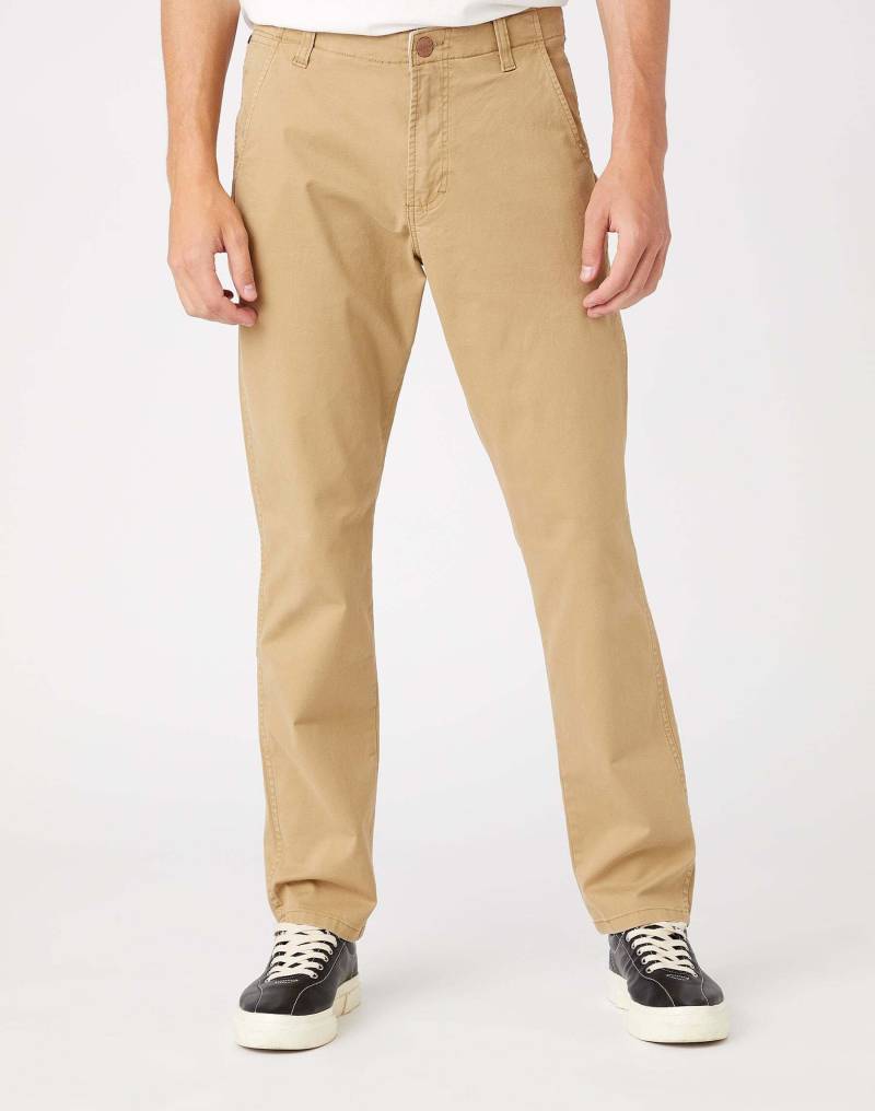 Chino Casey Jones Herren Khaki L32/W30 von Wrangler