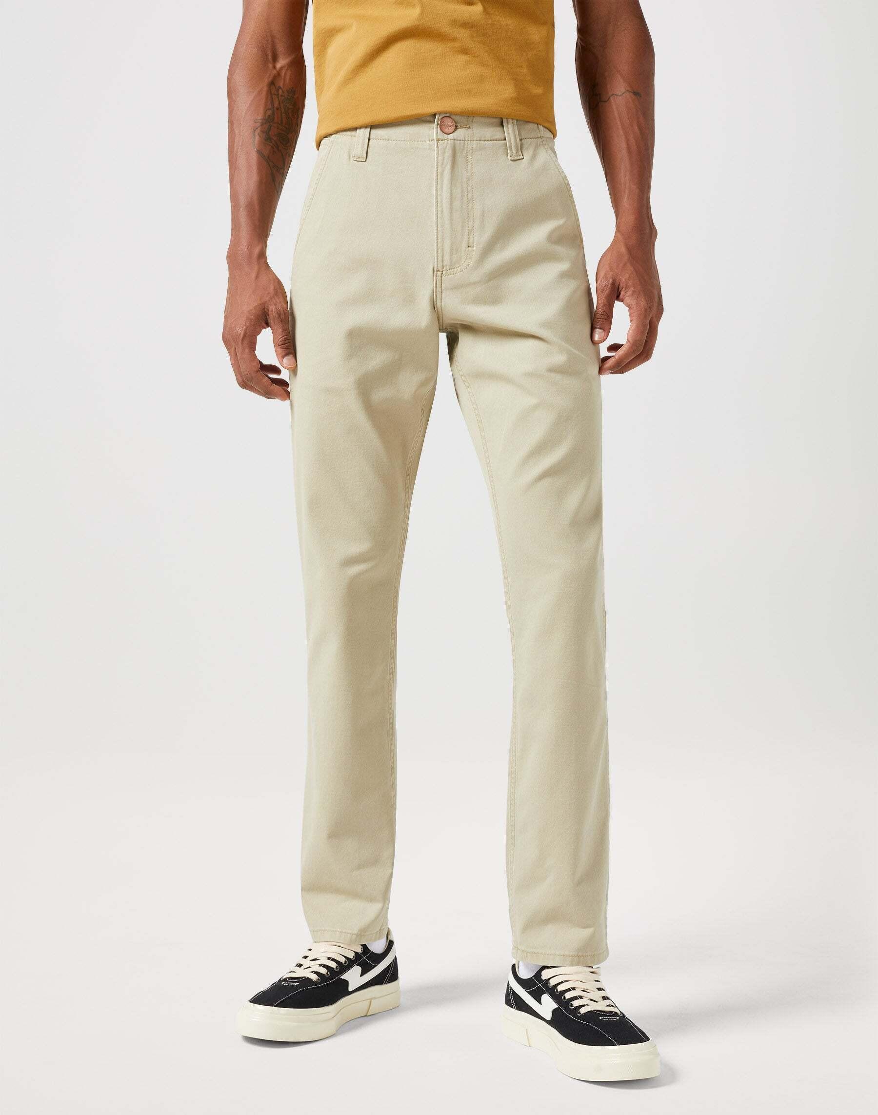 Chinos Casey Jones Chino Herren Beige L32/W29 von Wrangler