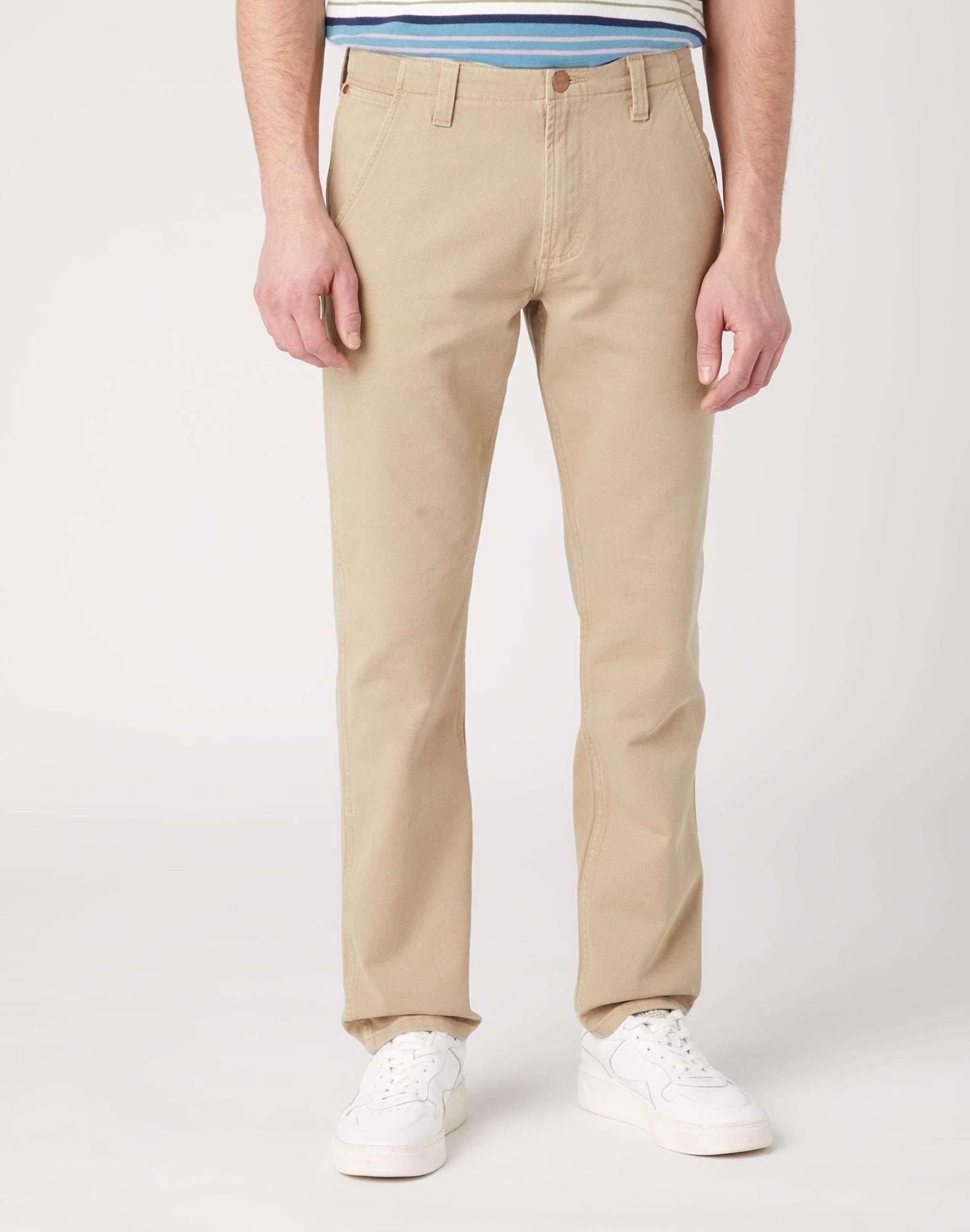 Chinos Casey Jones Chino Herren Beige L34/W30 von Wrangler