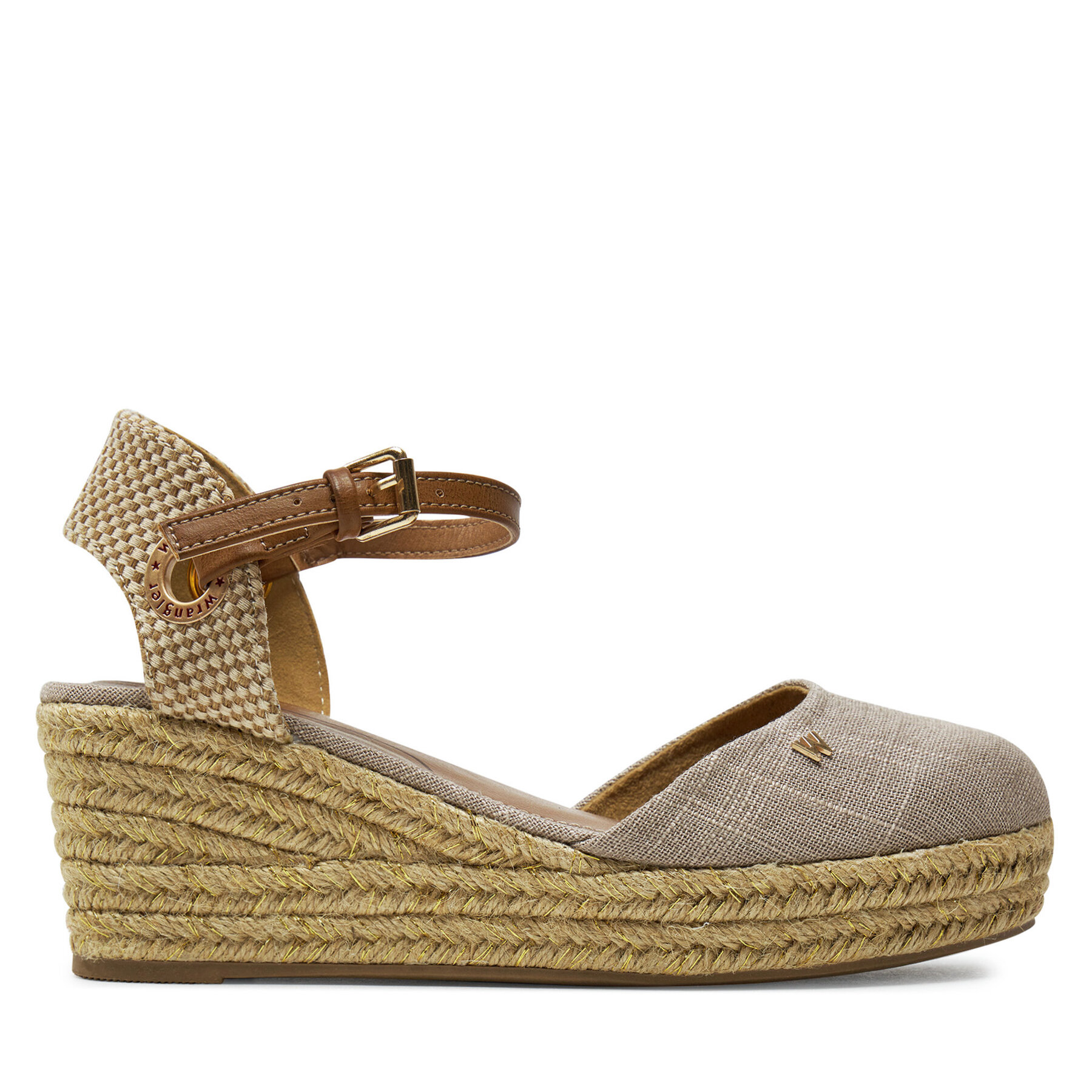 Espadrilles Wrangler Bela Women Semi Wedge 20241055 Braun von Wrangler