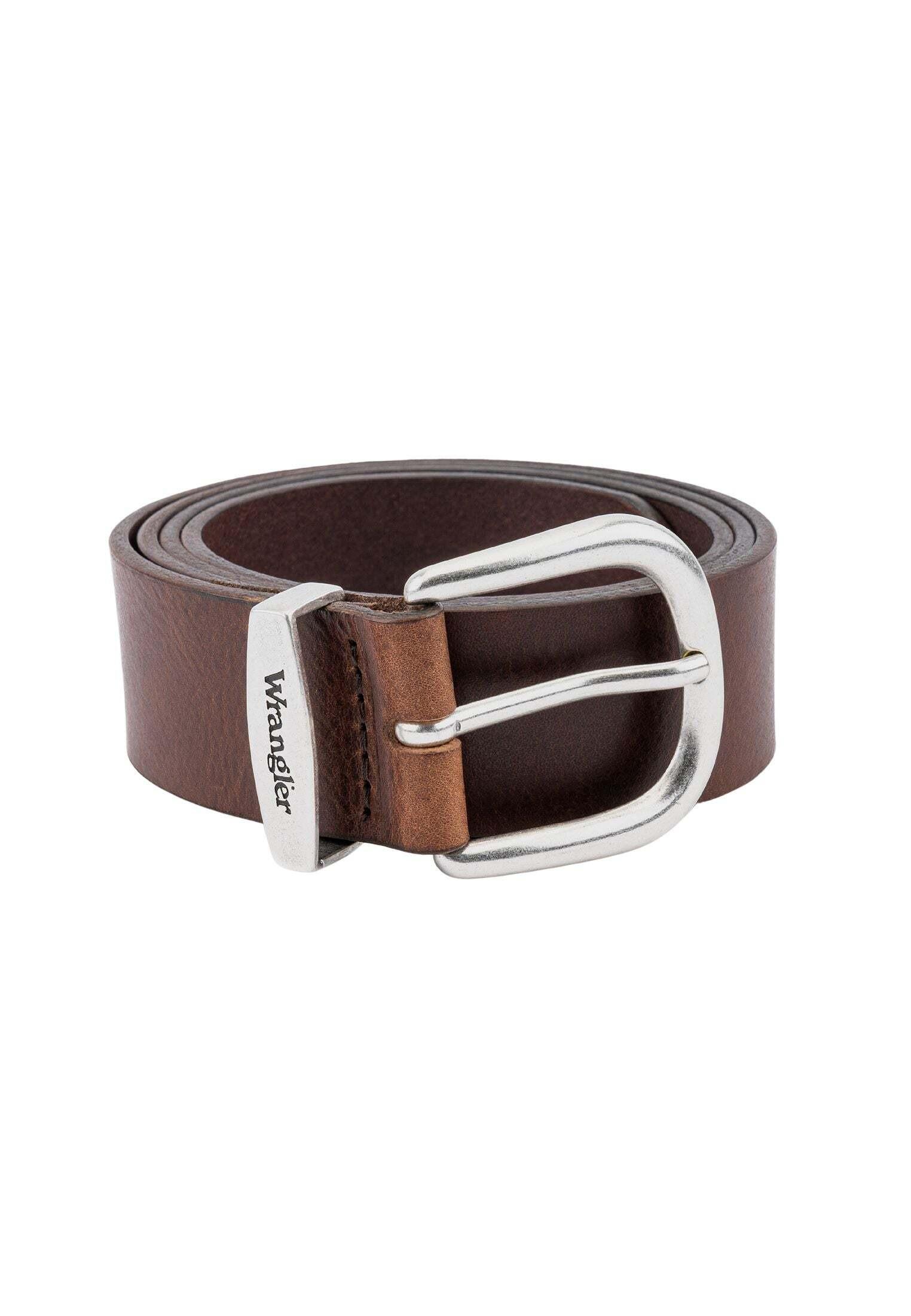 Gürtel Easy Belt Herren Braun 85 von Wrangler