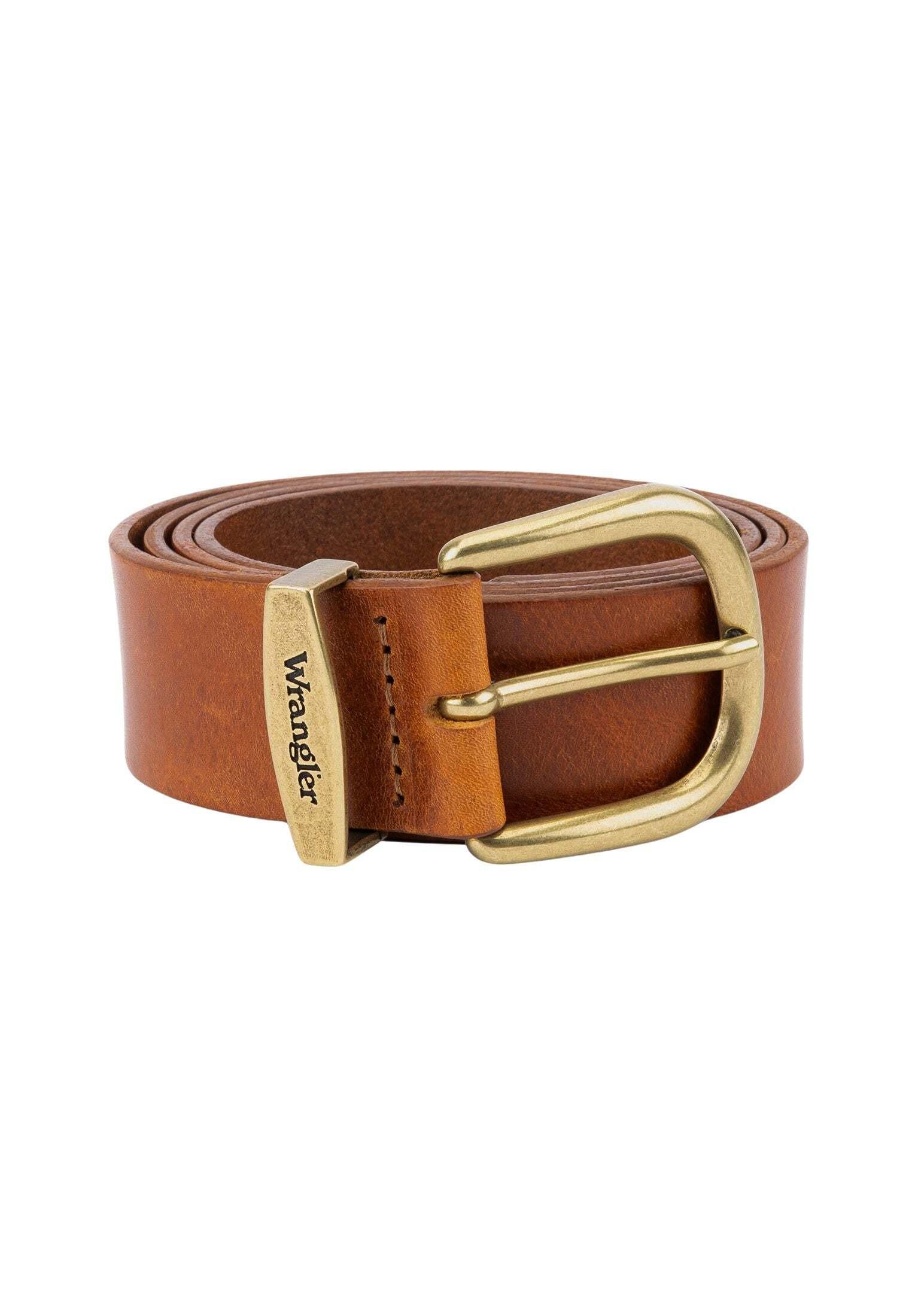 Gürtel Easy Belt Herren Cognac 95 von Wrangler