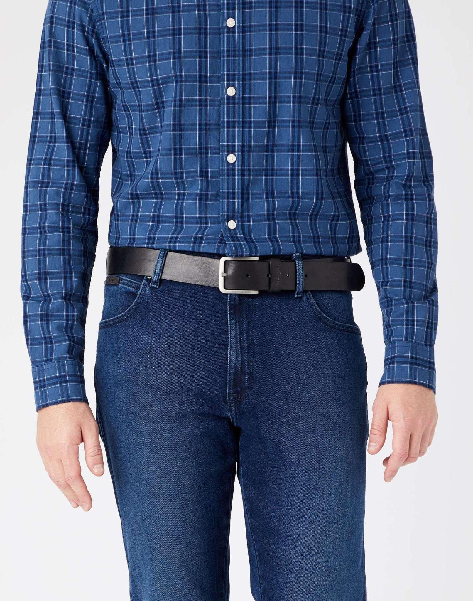 Gürtel Structured Herren Schwarz 110 von Wrangler