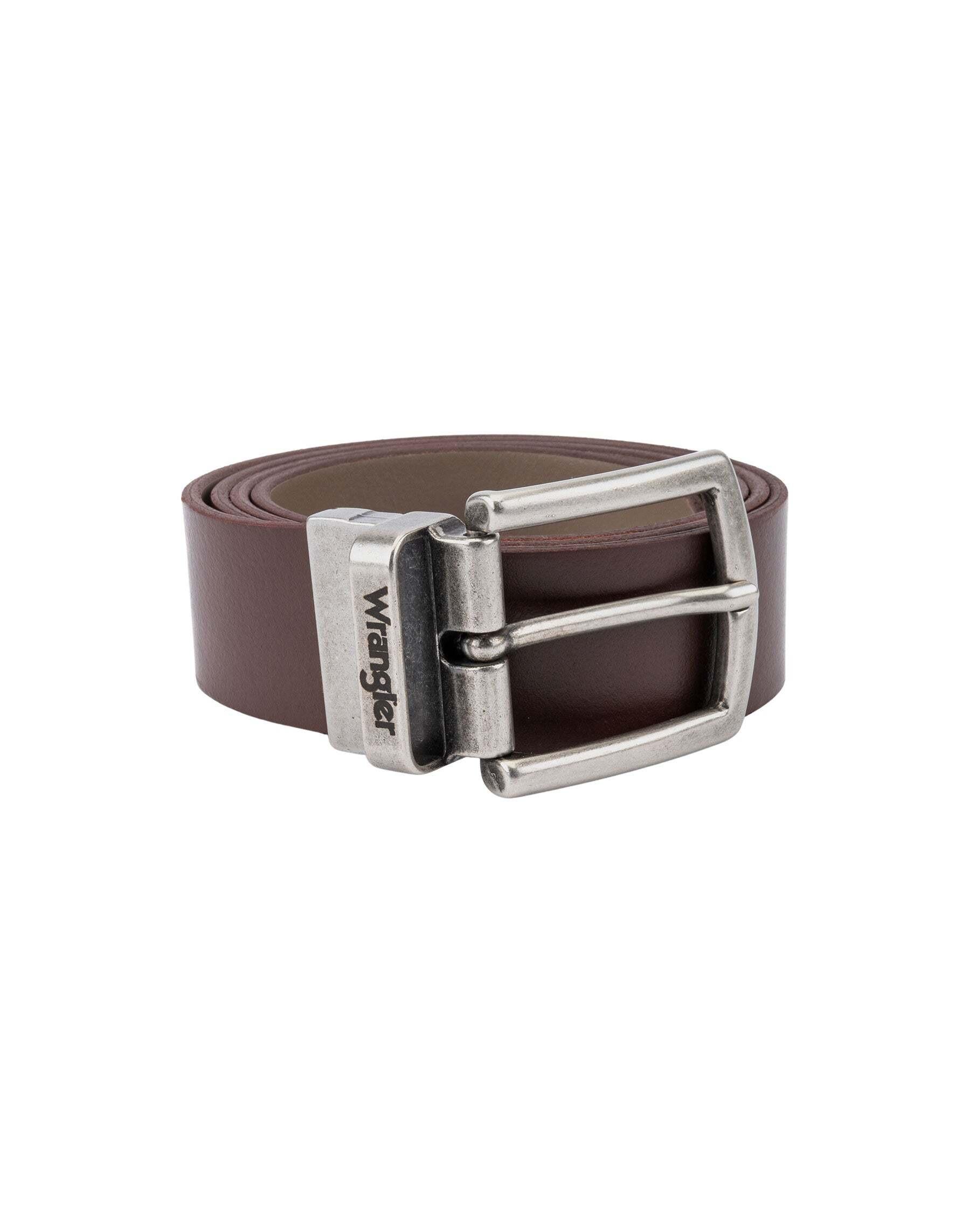 Gürtel Two Sided Belt Herren Braun 85 von Wrangler