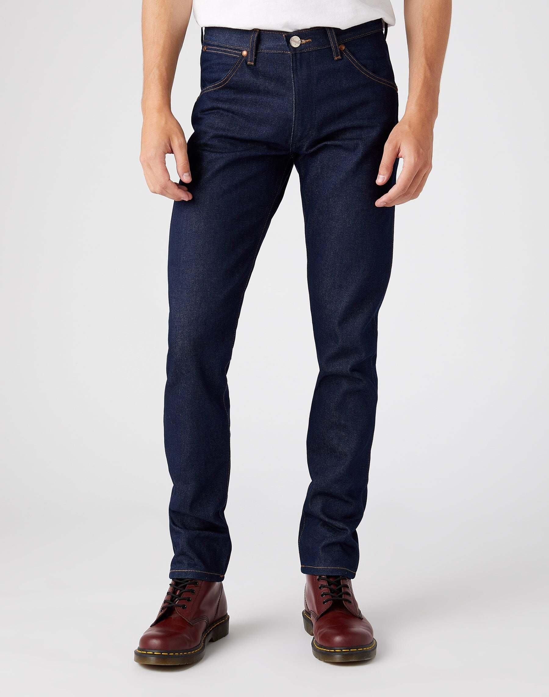 Jeans Slim Fit 11mwz Herren Blau Denim L34/W30 von Wrangler