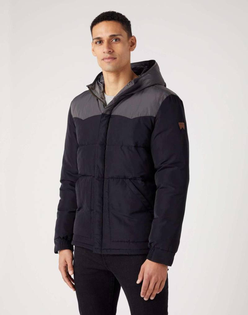 Jacken Puffer Jacket Herren Schwarz XL von Wrangler