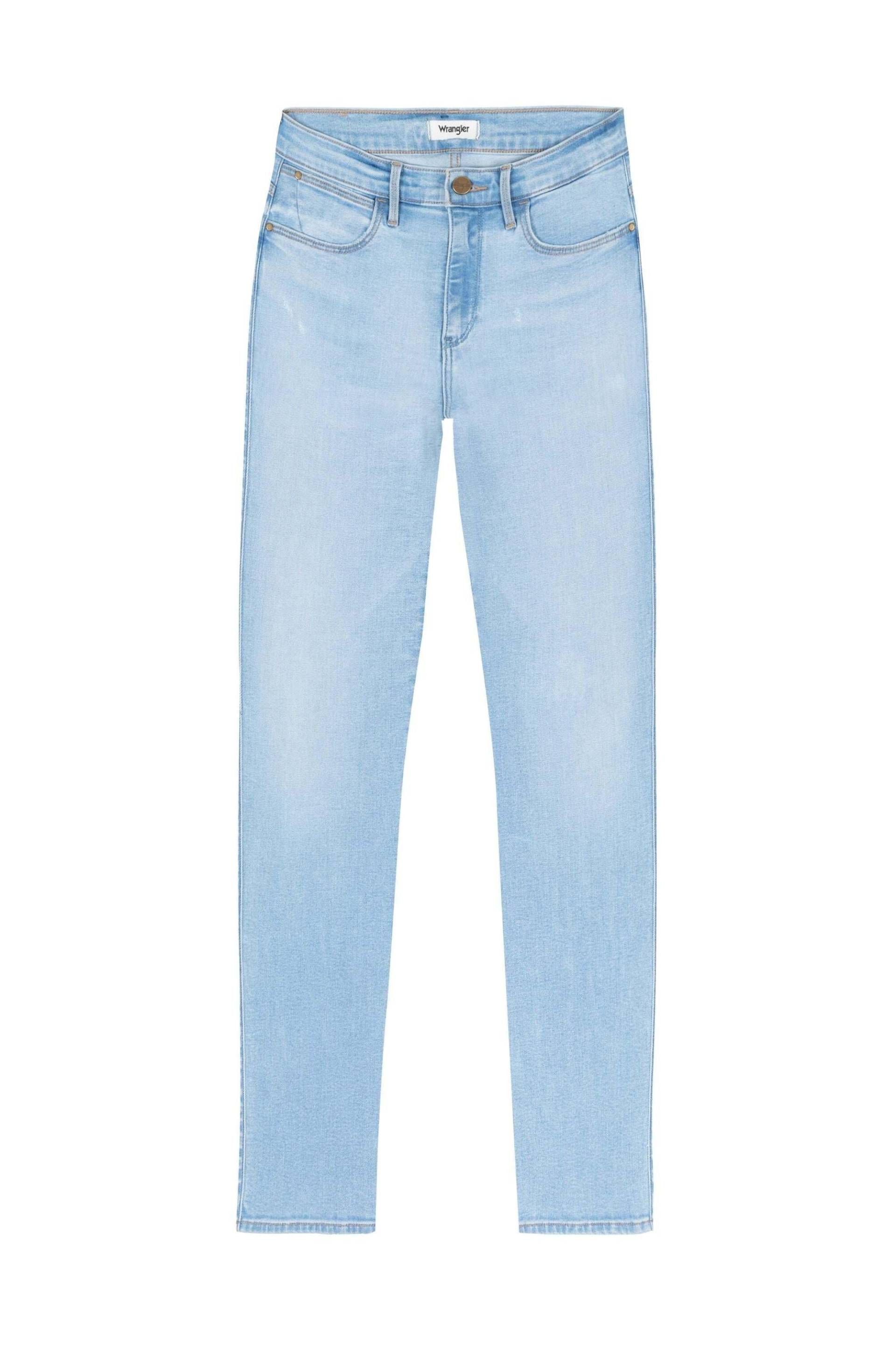 Jeans High Skinny Damen Blau L30/W29 von Wrangler