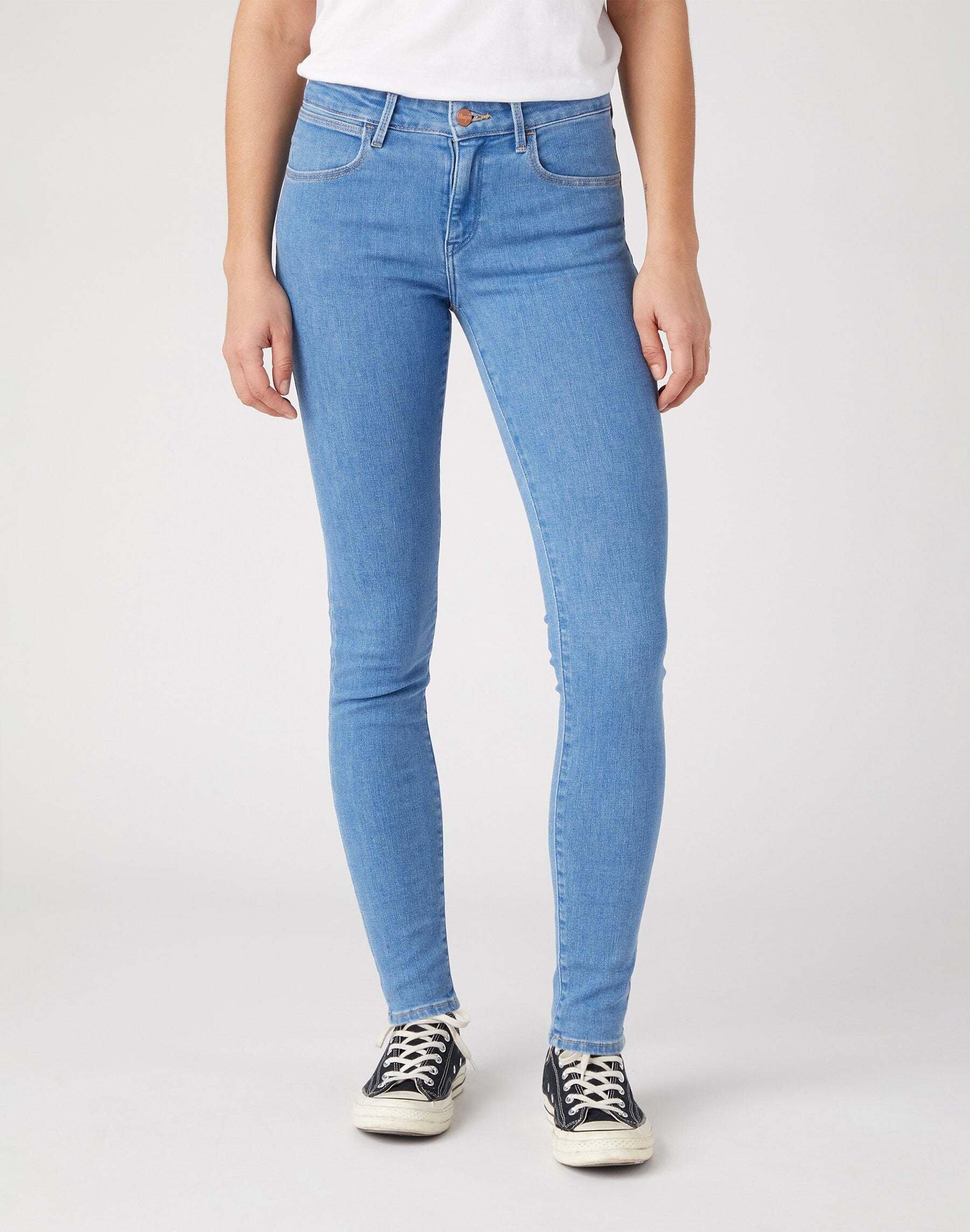 Jeans Skinny Damen Blau W25 von Wrangler