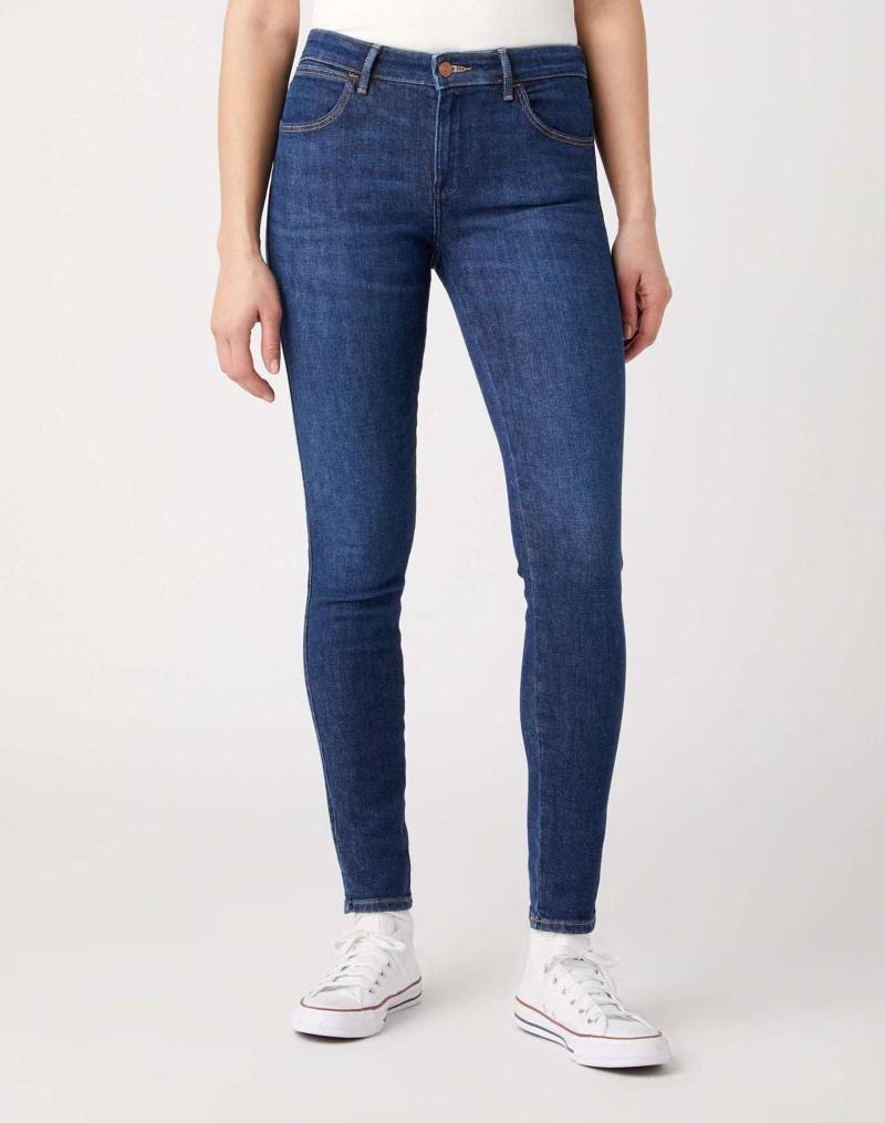 Jeans Skinny Fit Skinny Damen Blau L34/W30 von Wrangler
