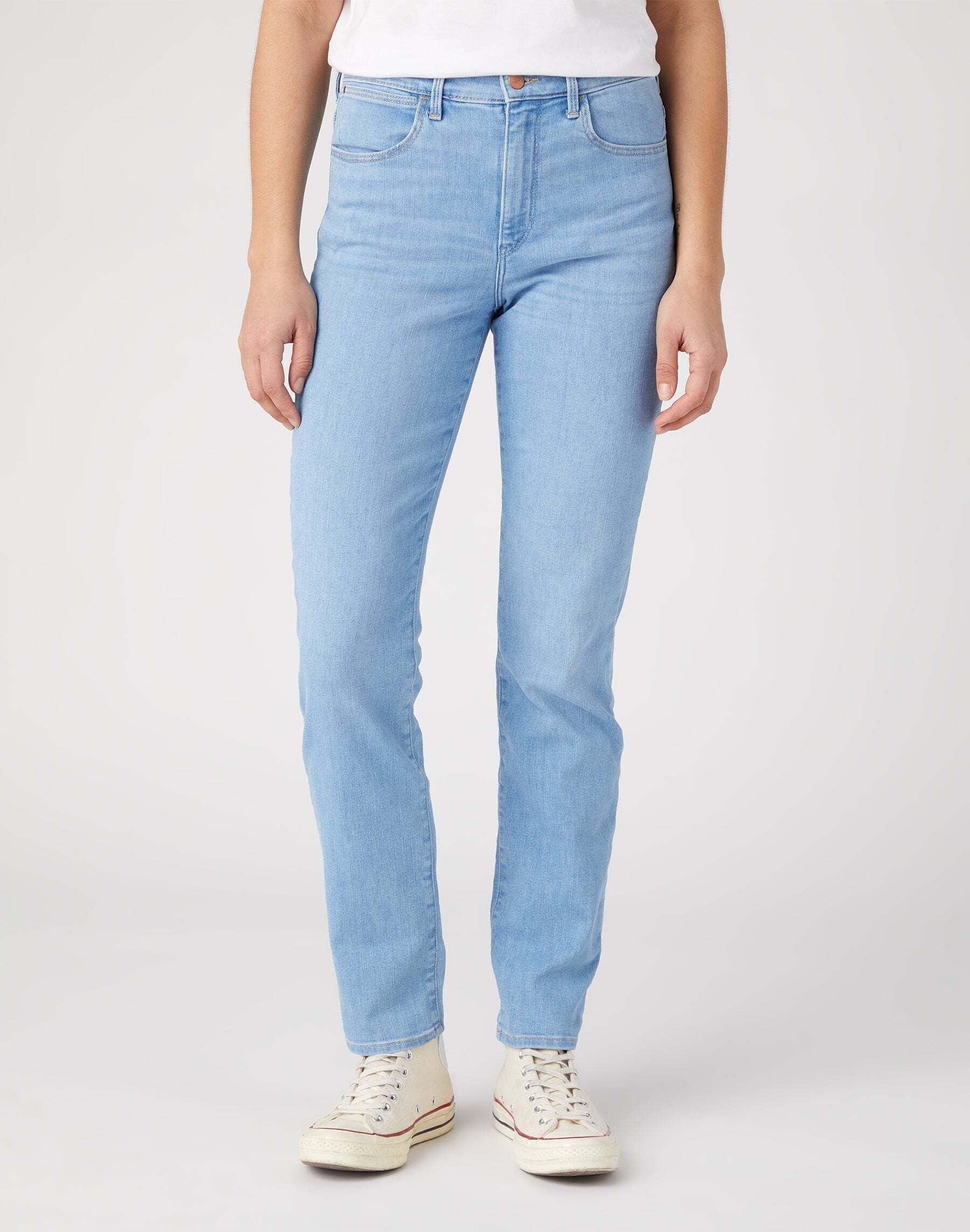Jeans Slim Damen Blau L32/W26 von Wrangler