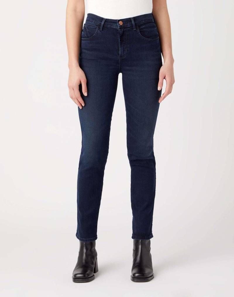 Jeans Slim Fit Slim Damen Marine L32/W31 von Wrangler