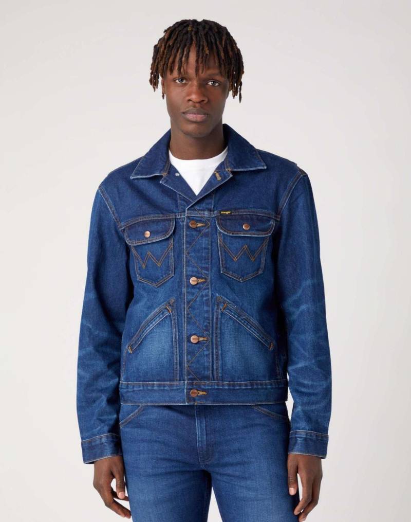 Jeansjacken 124mj Herren Blau L von Wrangler