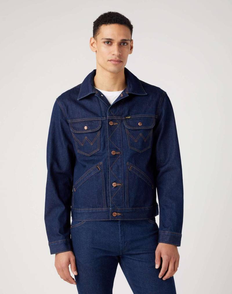 Jeansjacken 124mj Herren Blau L von Wrangler