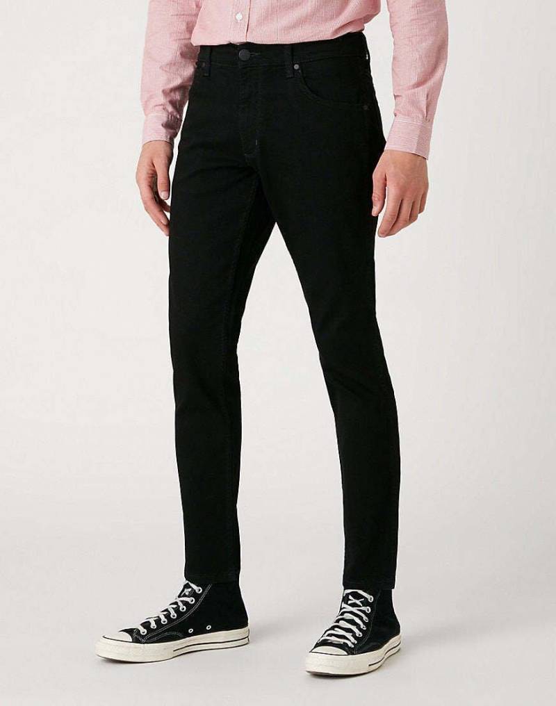 Jeans Straight Leg Greensboro Herren Schwarz L34/W38 von Wrangler