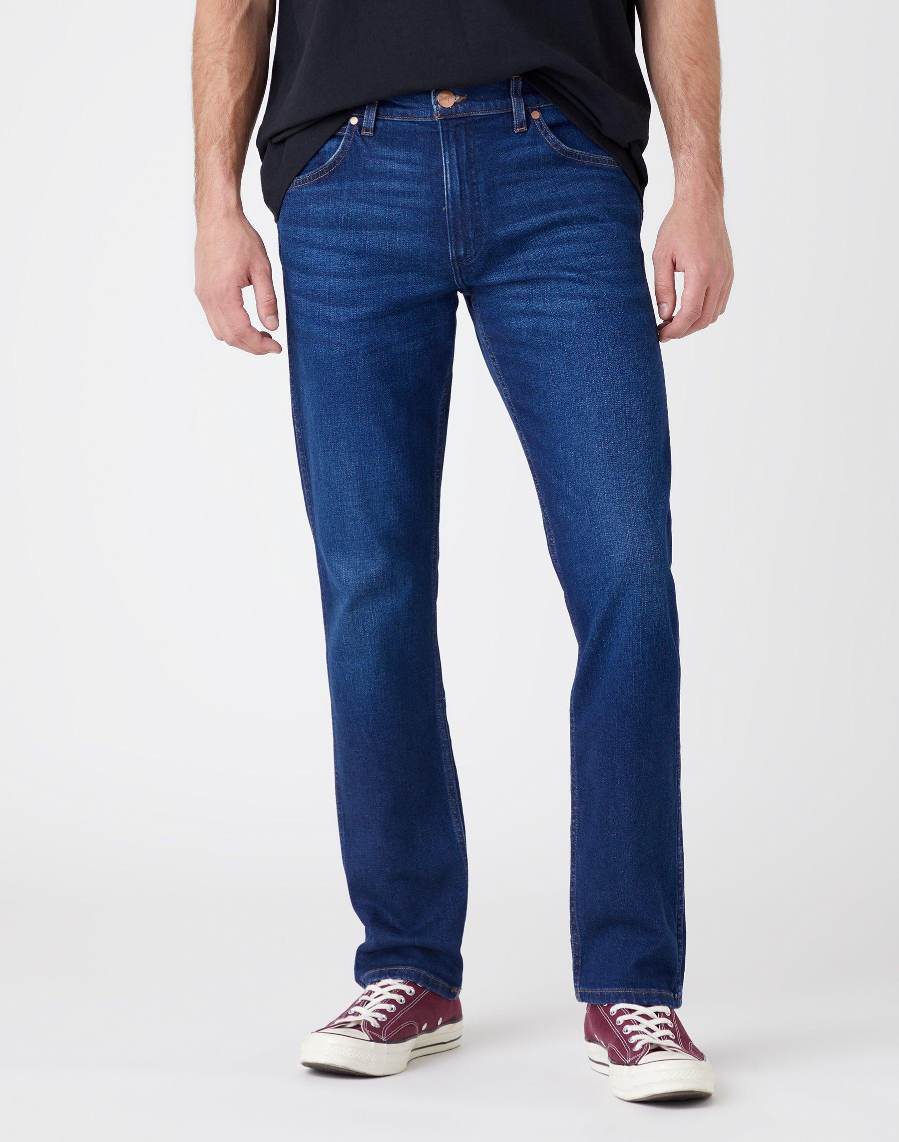 Greensboro Medium Stretch Jeans Herren Blau L34/ONE SIZE von Wrangler