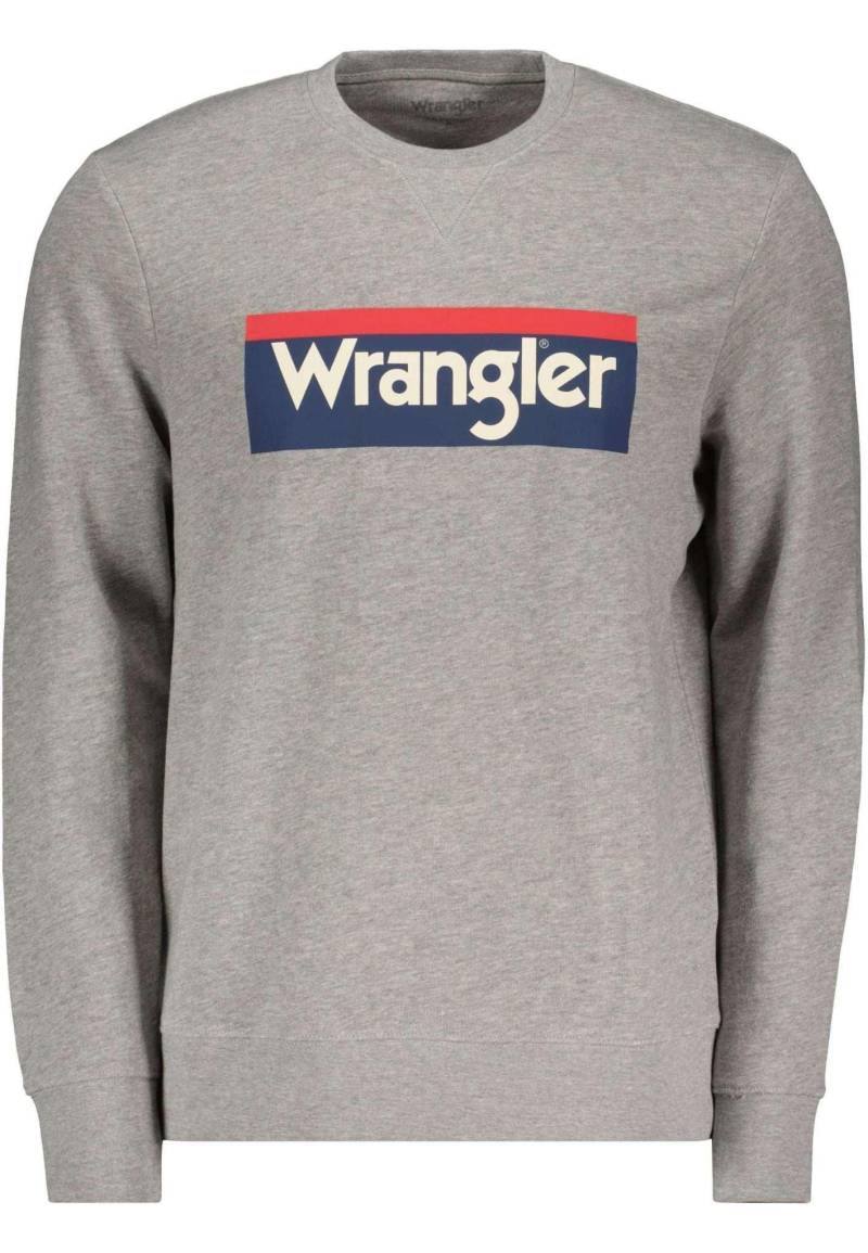 Sweatshirts 3clr Sign Off Sweatshirt Herren Taubengrau XXL von Wrangler