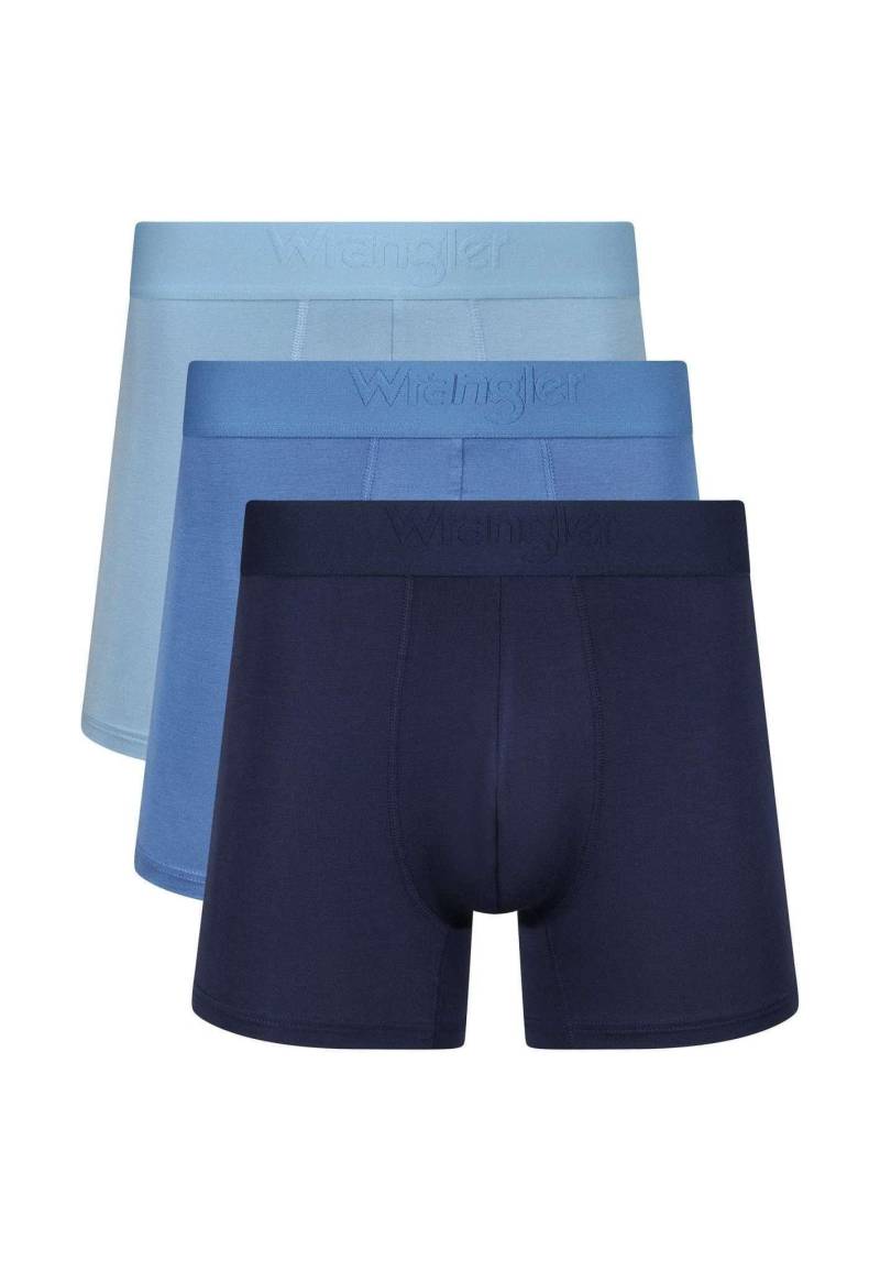 Panties 3 Pack Trunks Griffin Herren Blau S von Wrangler