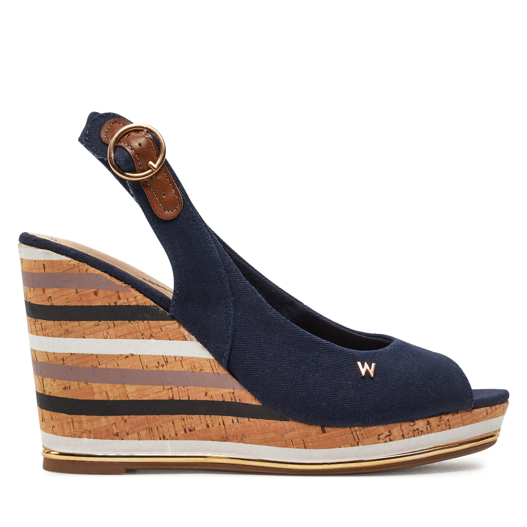 Sandalen Wrangler Raval Marina Women Wedge 20241057.29Y Dress Blues 29Y von Wrangler