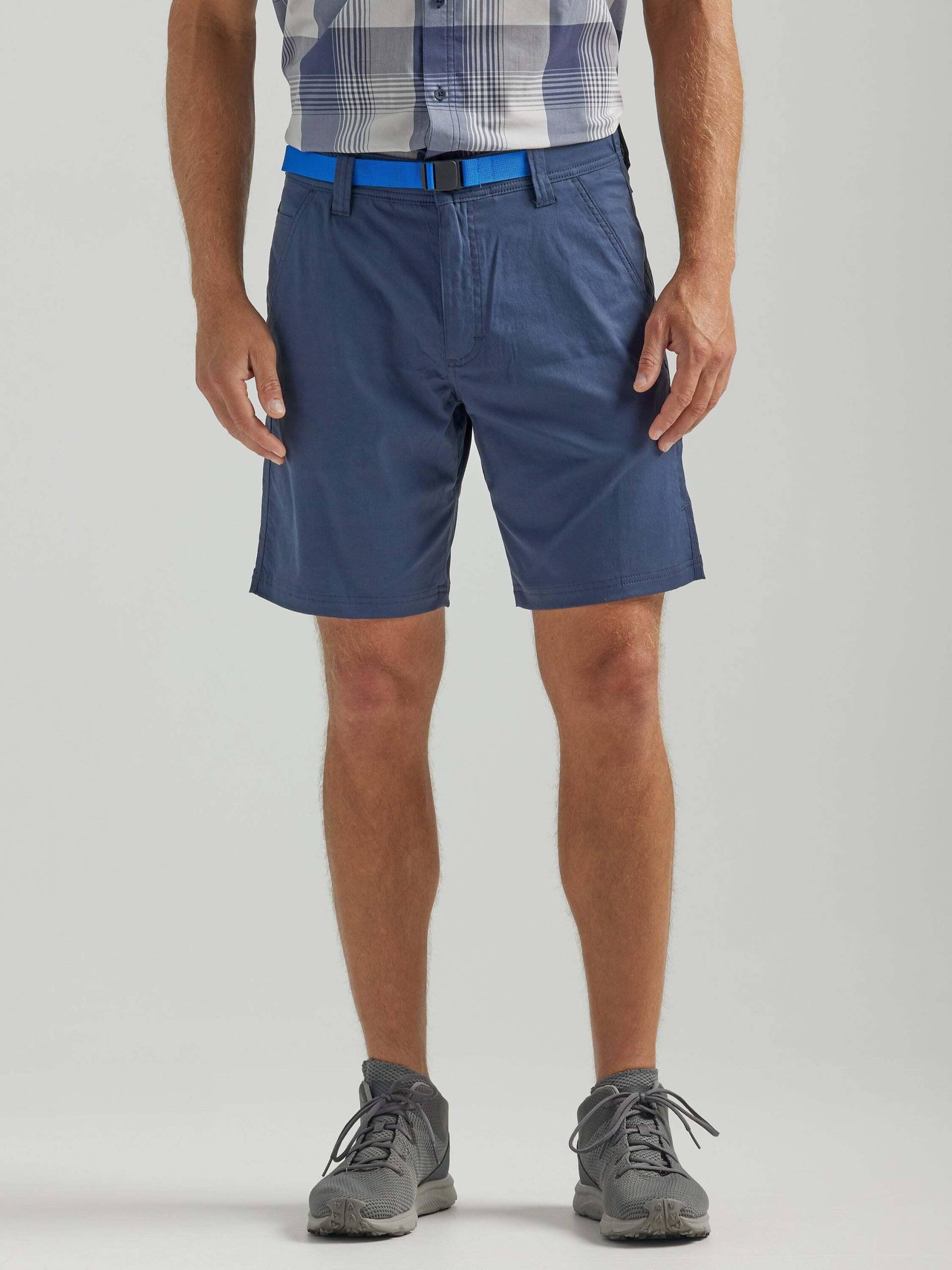 Shorts 8pkt Belted Short Herren Blau W33 von Wrangler