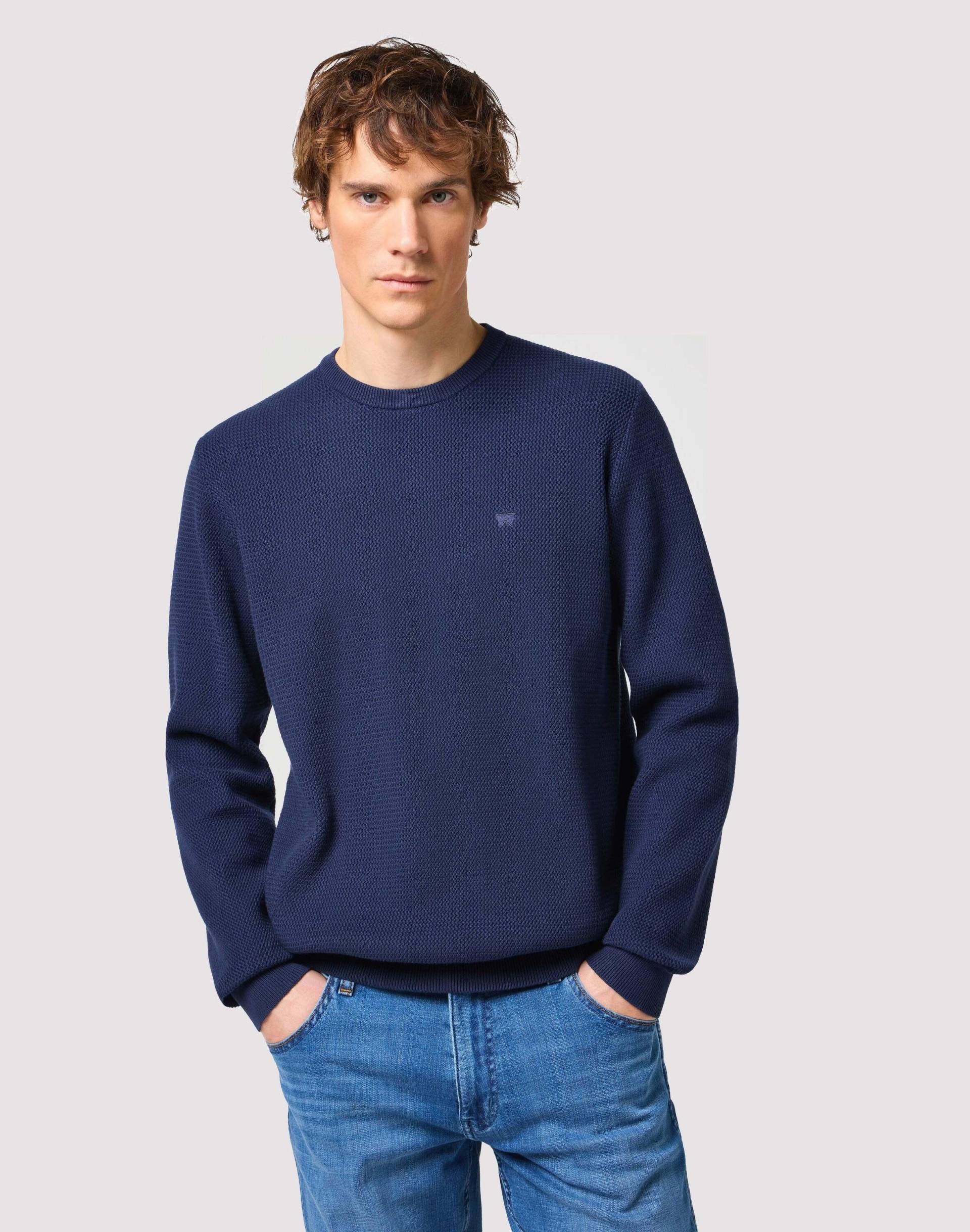 Sweatshirts Crewneck Sweater Herren Marine XL von Wrangler