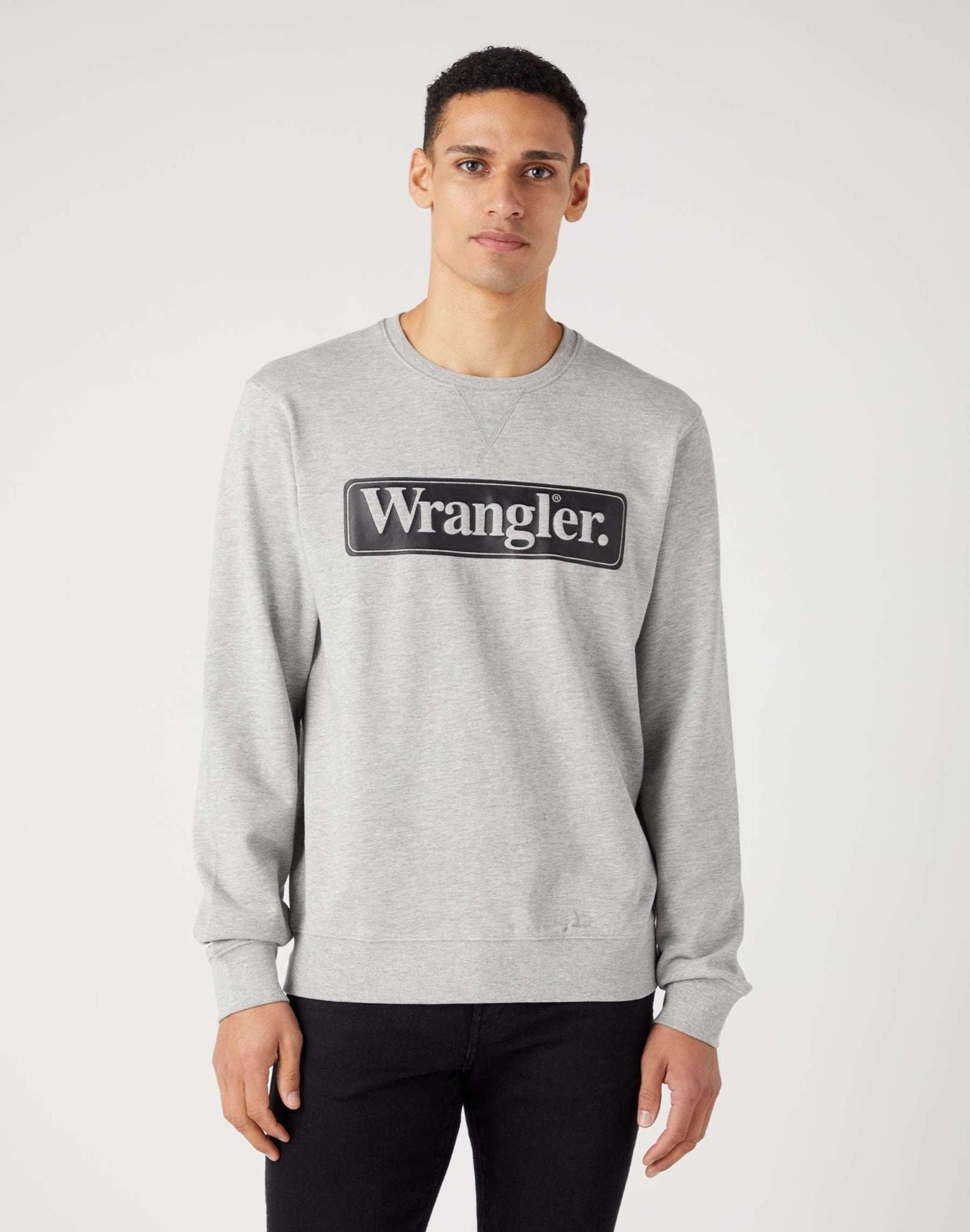 Sweatshirts Seasonal Crew Herren Taubengrau M von Wrangler