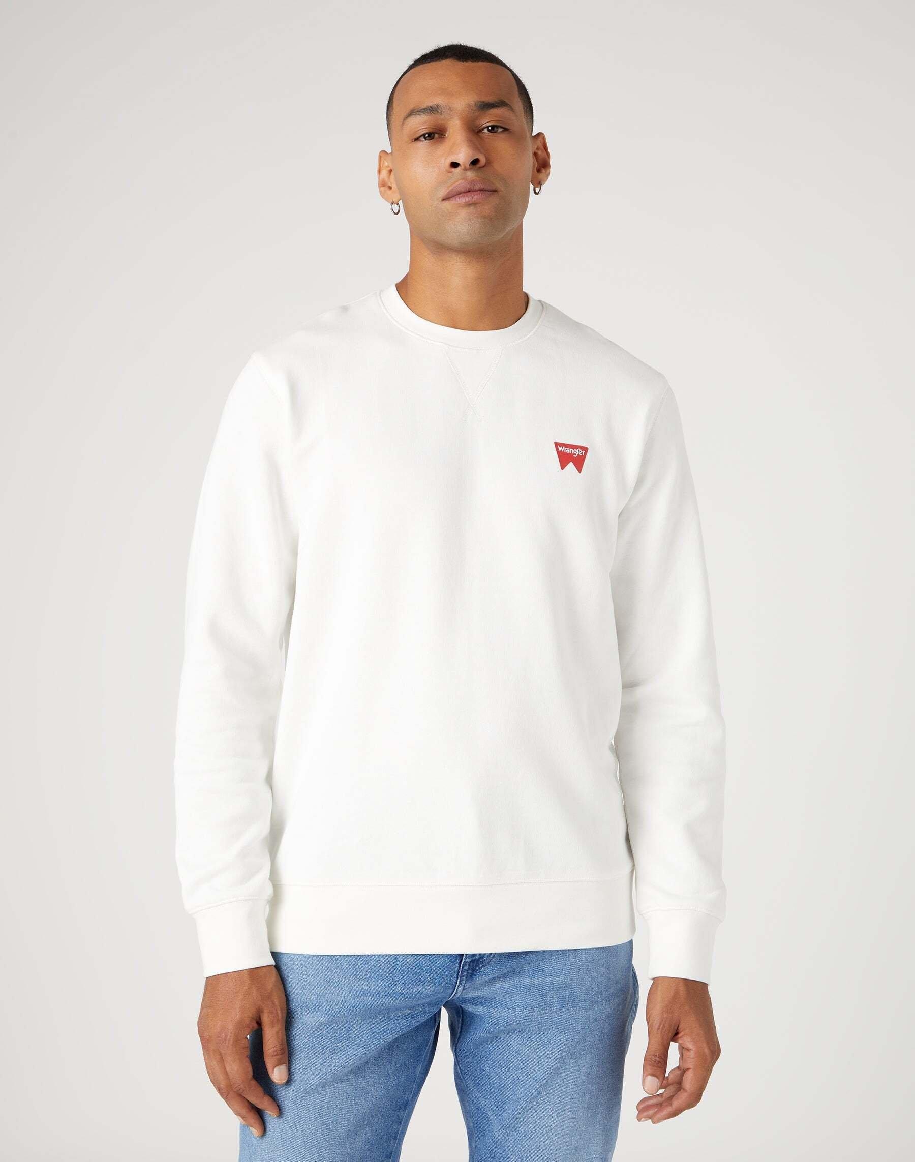 Sweatshirts Sign Off Crew Herren Weiss XL von Wrangler