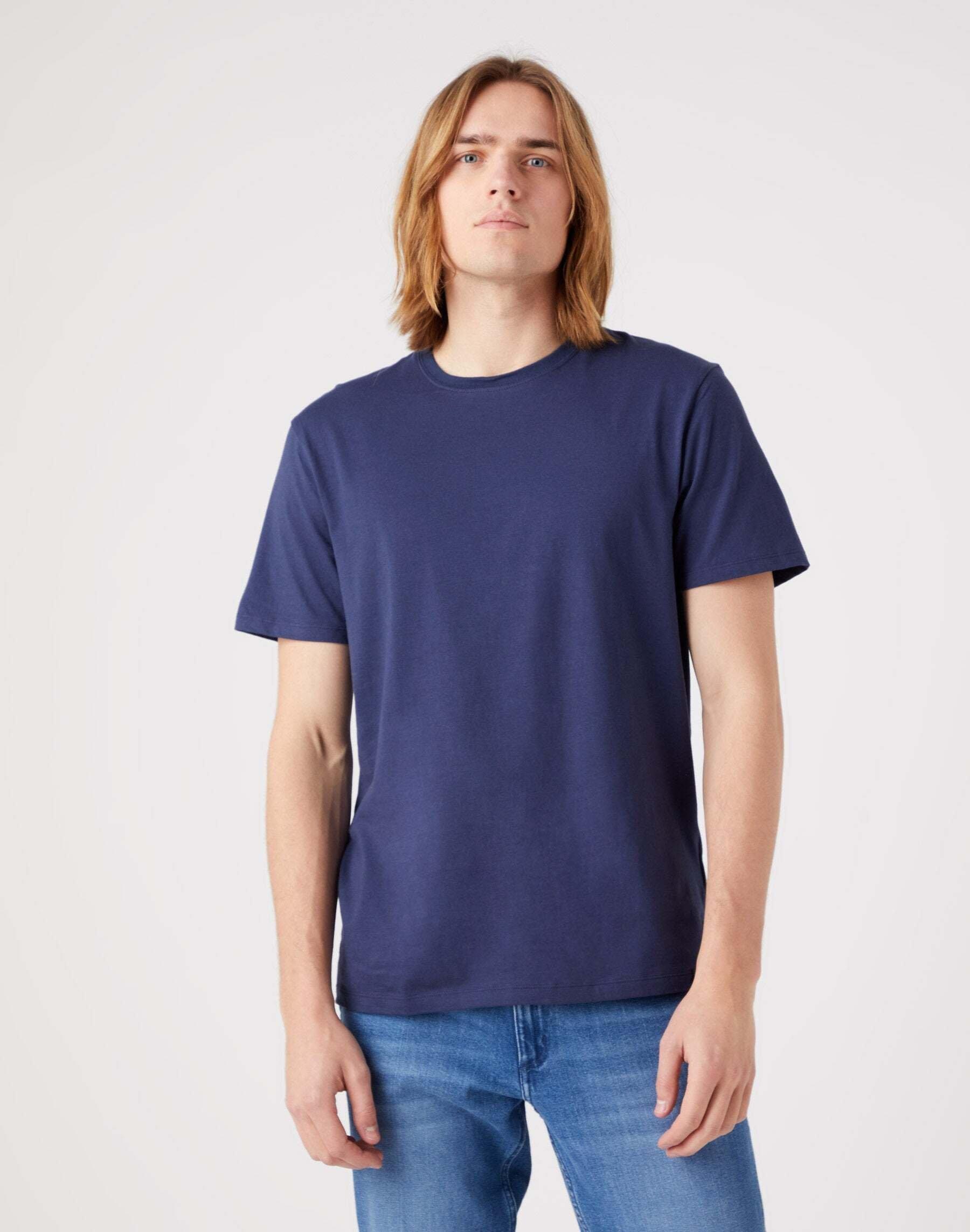T-shirt 2 Pack Herren Marine XL von Wrangler