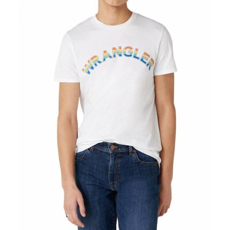 T-shirt Rainbow Herren  S von Wrangler