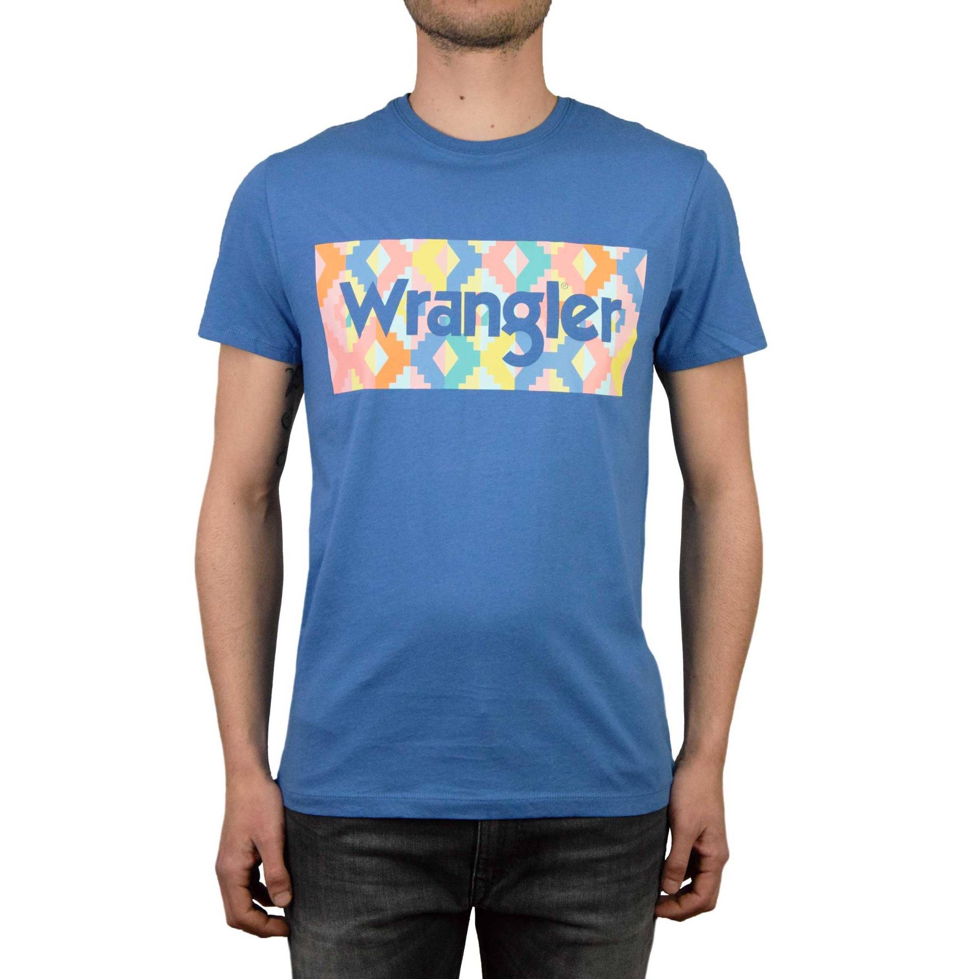 T-shirt Summer Logo Herren  S von Wrangler