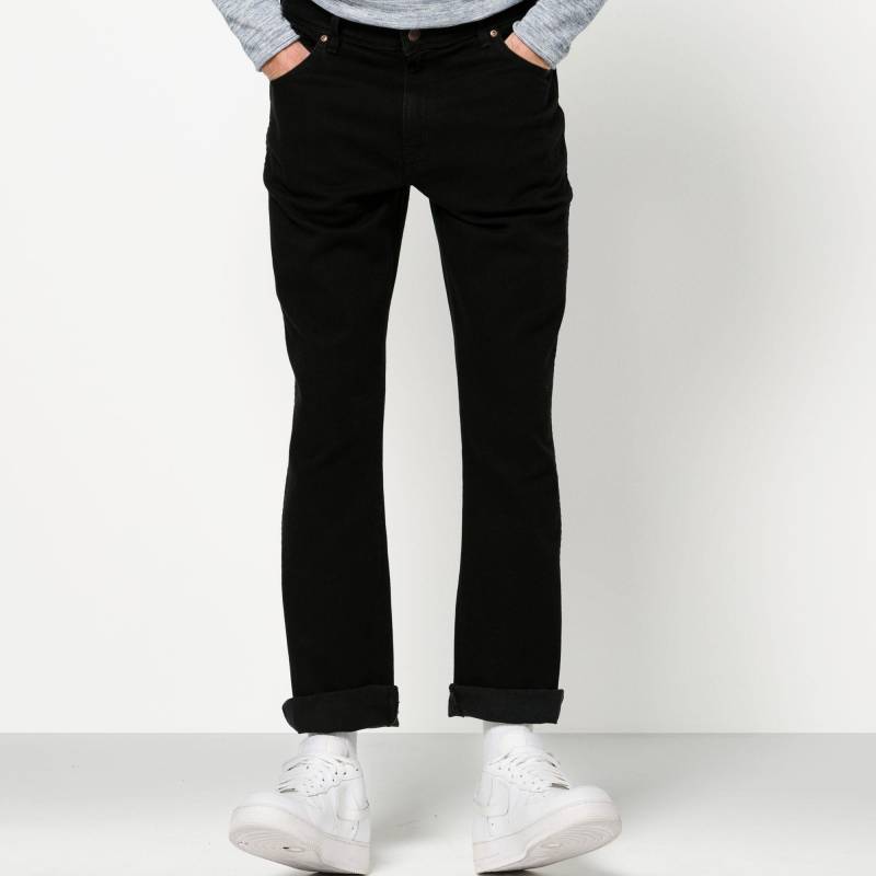 Jeans, Regular Fit Herren Black L30/W33 von Wrangler