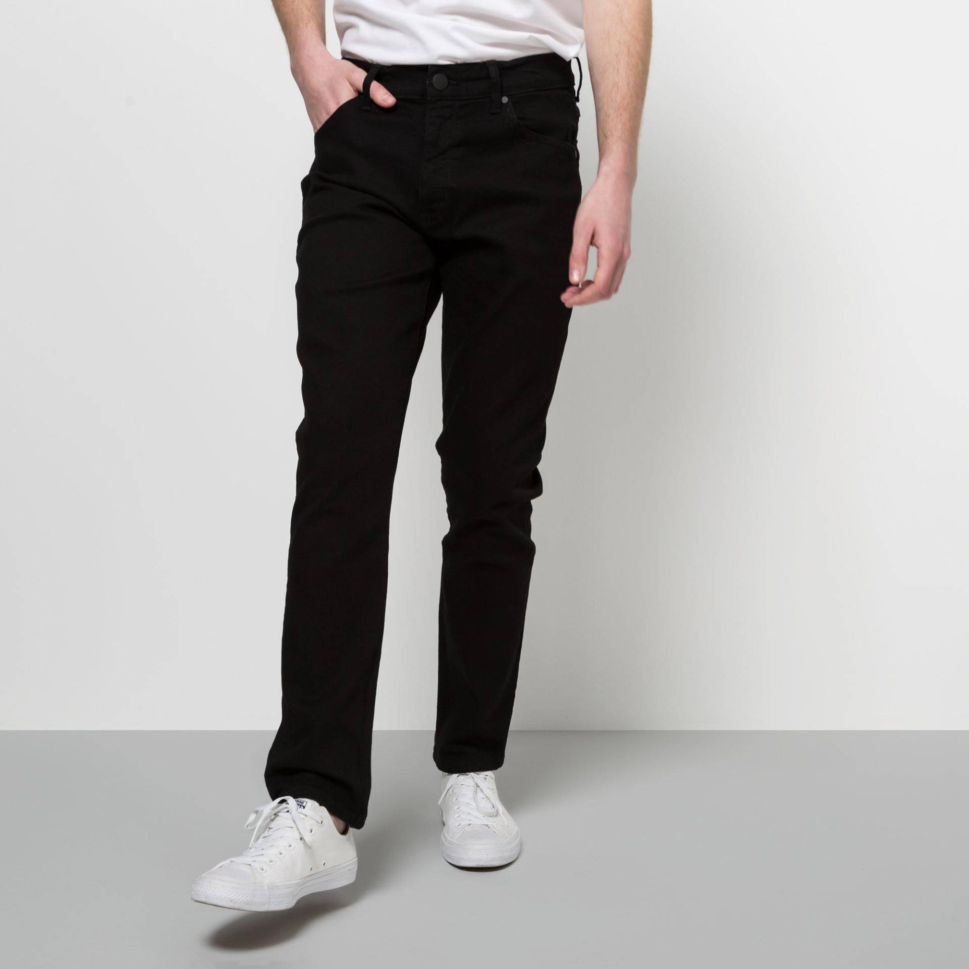 Jeans, Slim Fit Herren Black L32/W31 von Wrangler
