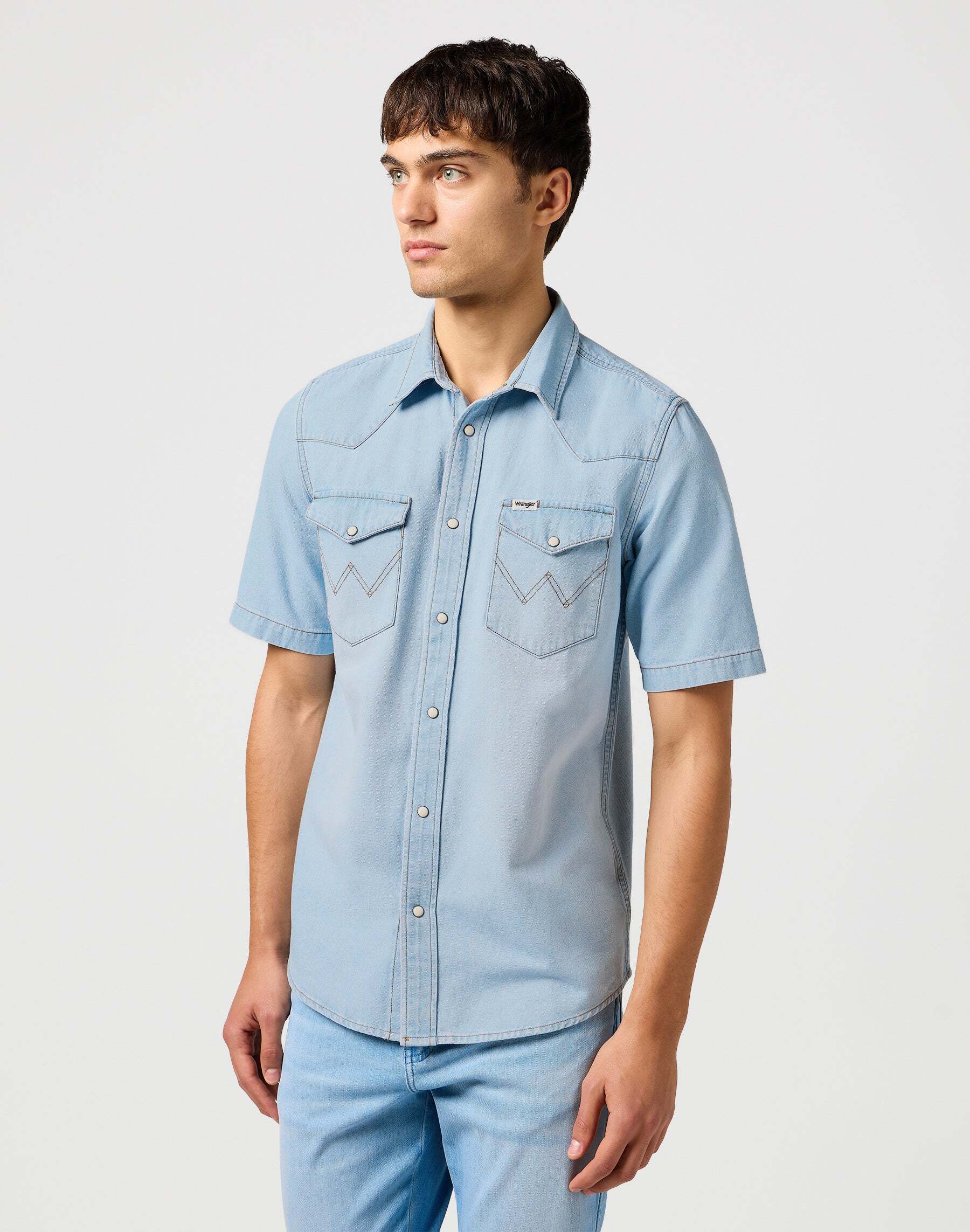 Wrangler Jeanshemd »Wrangler Jeanshemd Ss Western Shirt« von Wrangler