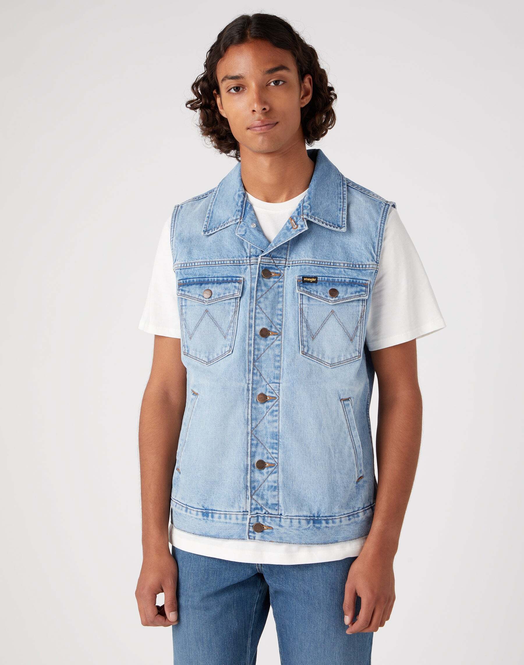 Wrangler Jeansjacke »JeansjackeDenimVest« von Wrangler