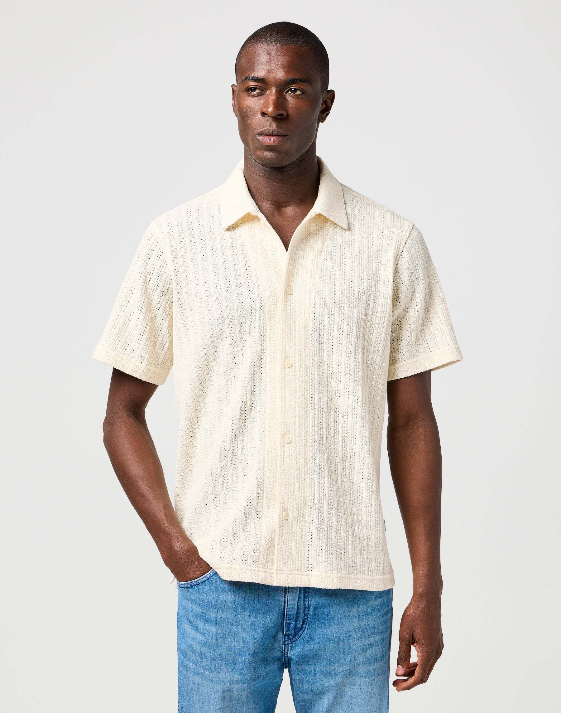 Wrangler Kurzarmhemd »Wrangler Kurzarmhemd Ss Knit Shirt« von Wrangler