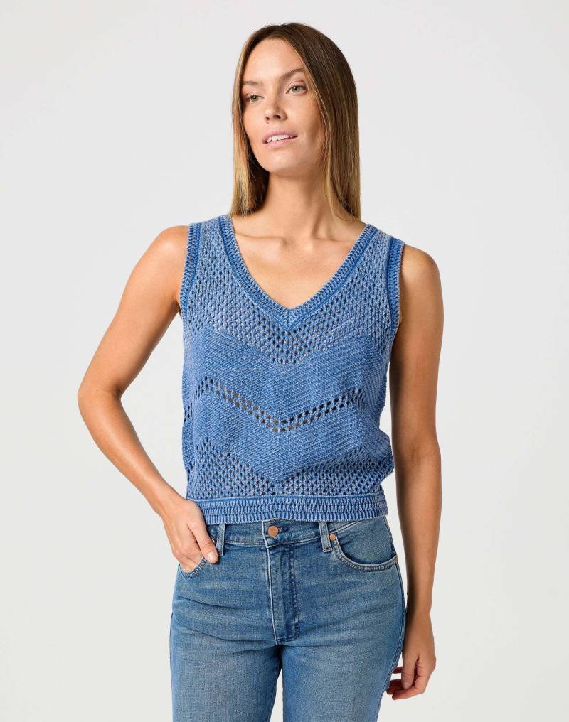Wrangler Kurzarmshirt »Wrangler Top Sweater Tank« von Wrangler
