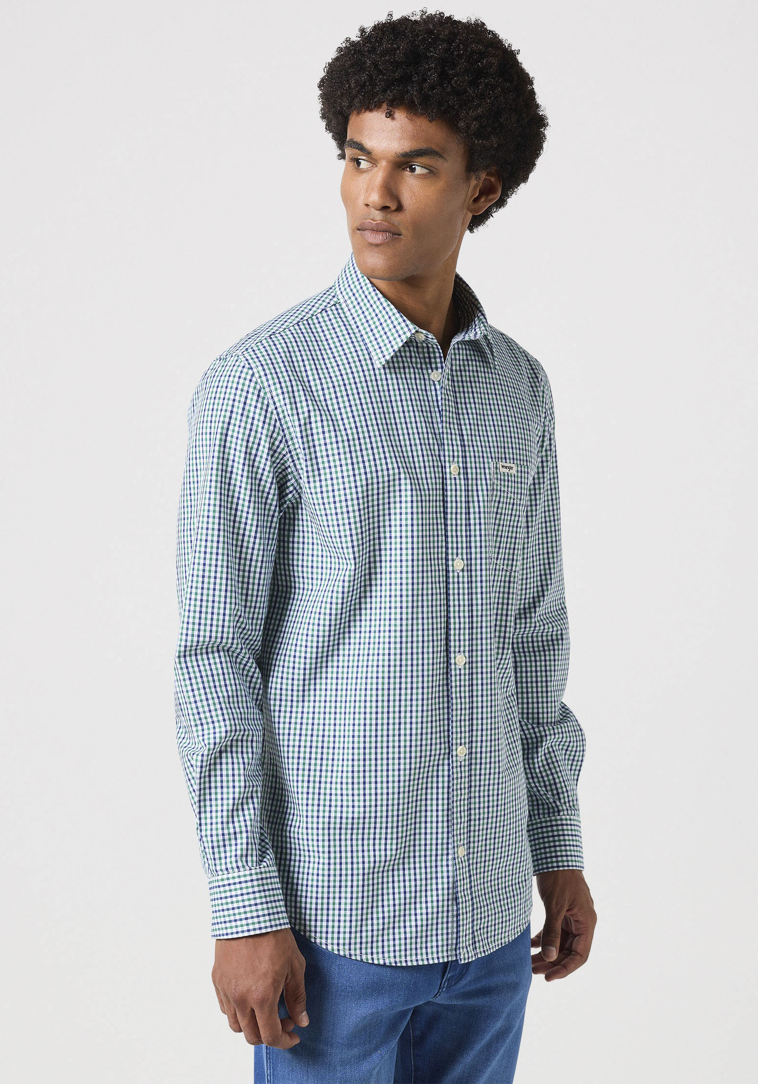 Wrangler Langarmhemd »LS 1 PKT SHIRT« von Wrangler