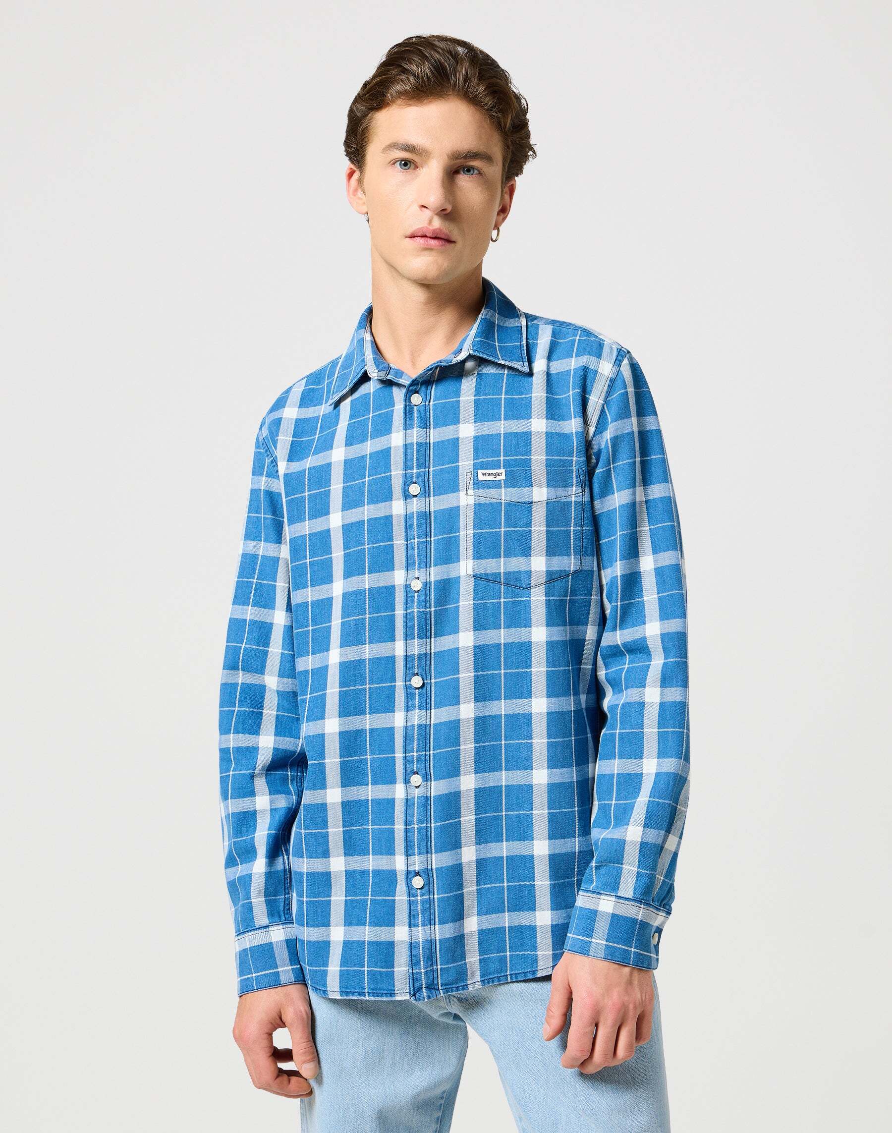 Wrangler Langarmhemd »Wrangler Langarmhemd One Pocket Shirt« von Wrangler