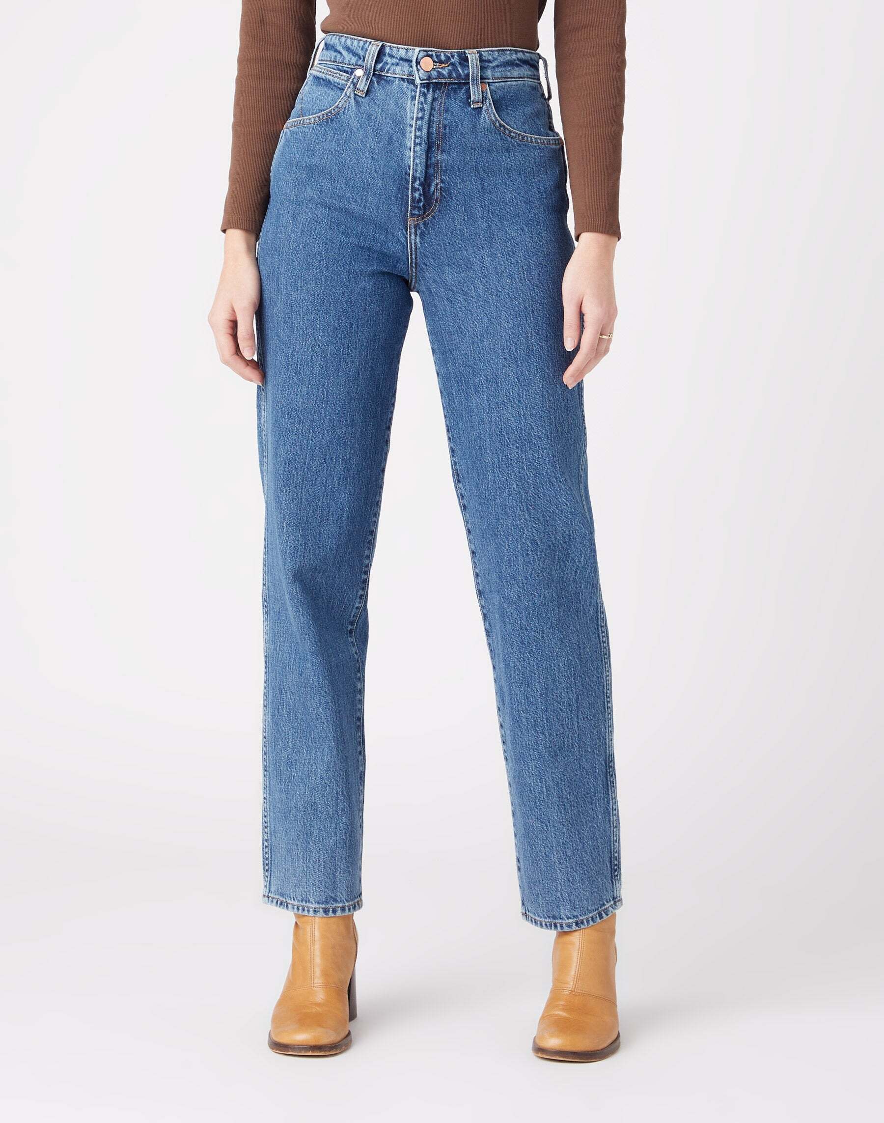 Wrangler Relax-fit-Jeans »Wrangler Jeans Straight Leg Mom« Wrangler Relax-fit-Jeans »Wrangler Jeans Straight Leg Mom« von Wrangler
