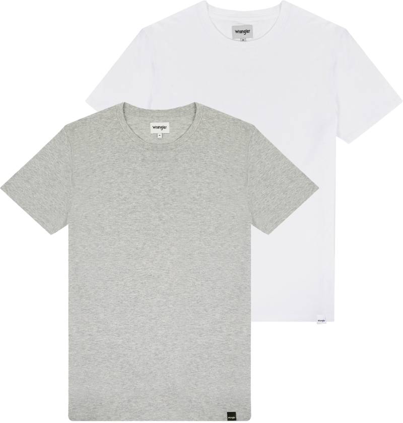 Wrangler Rundhalsshirt, (Packung, 2 tlg.) von Wrangler