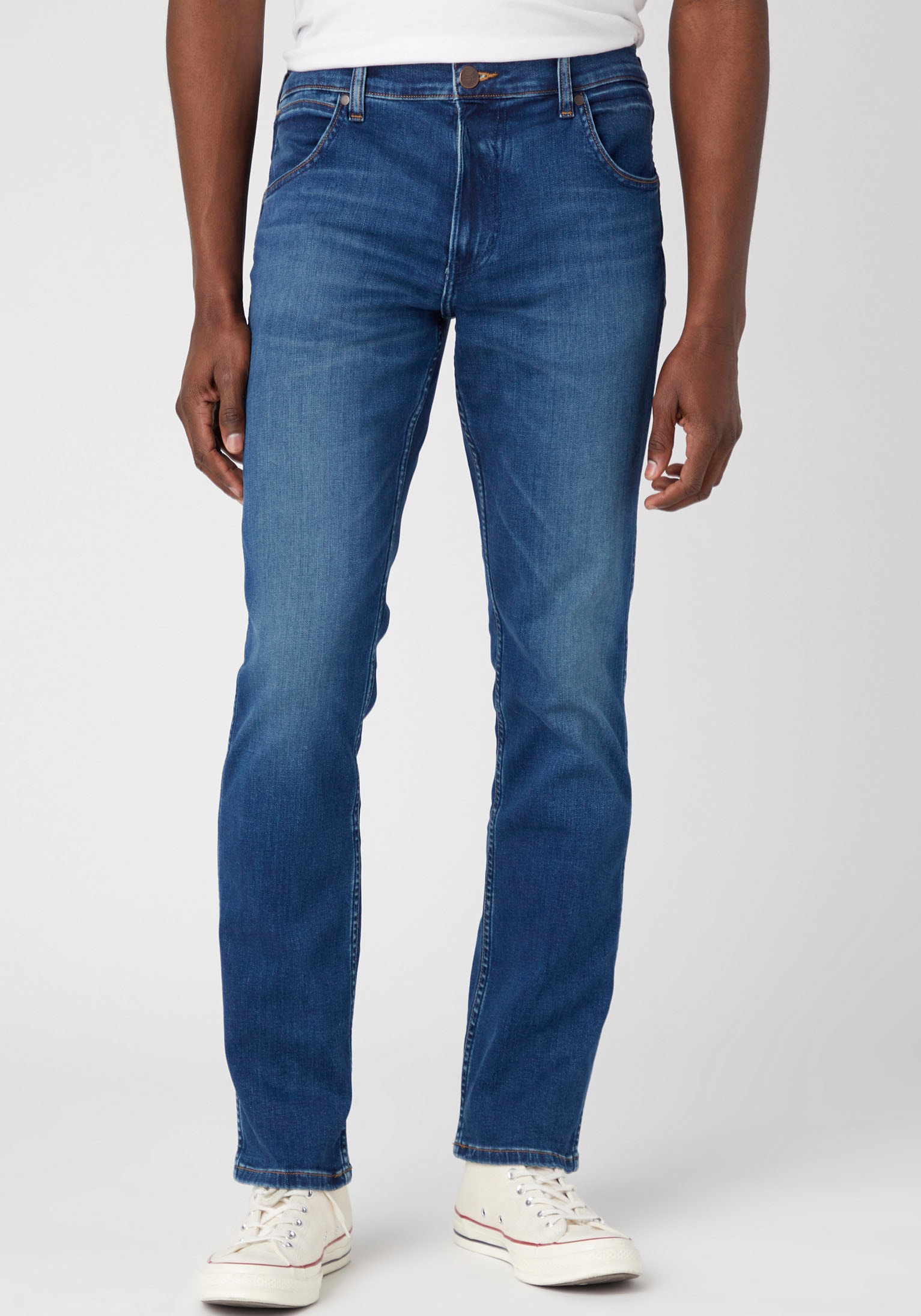 Wrangler Stretch-Jeans »Greensboro Regular Straight« von Wrangler