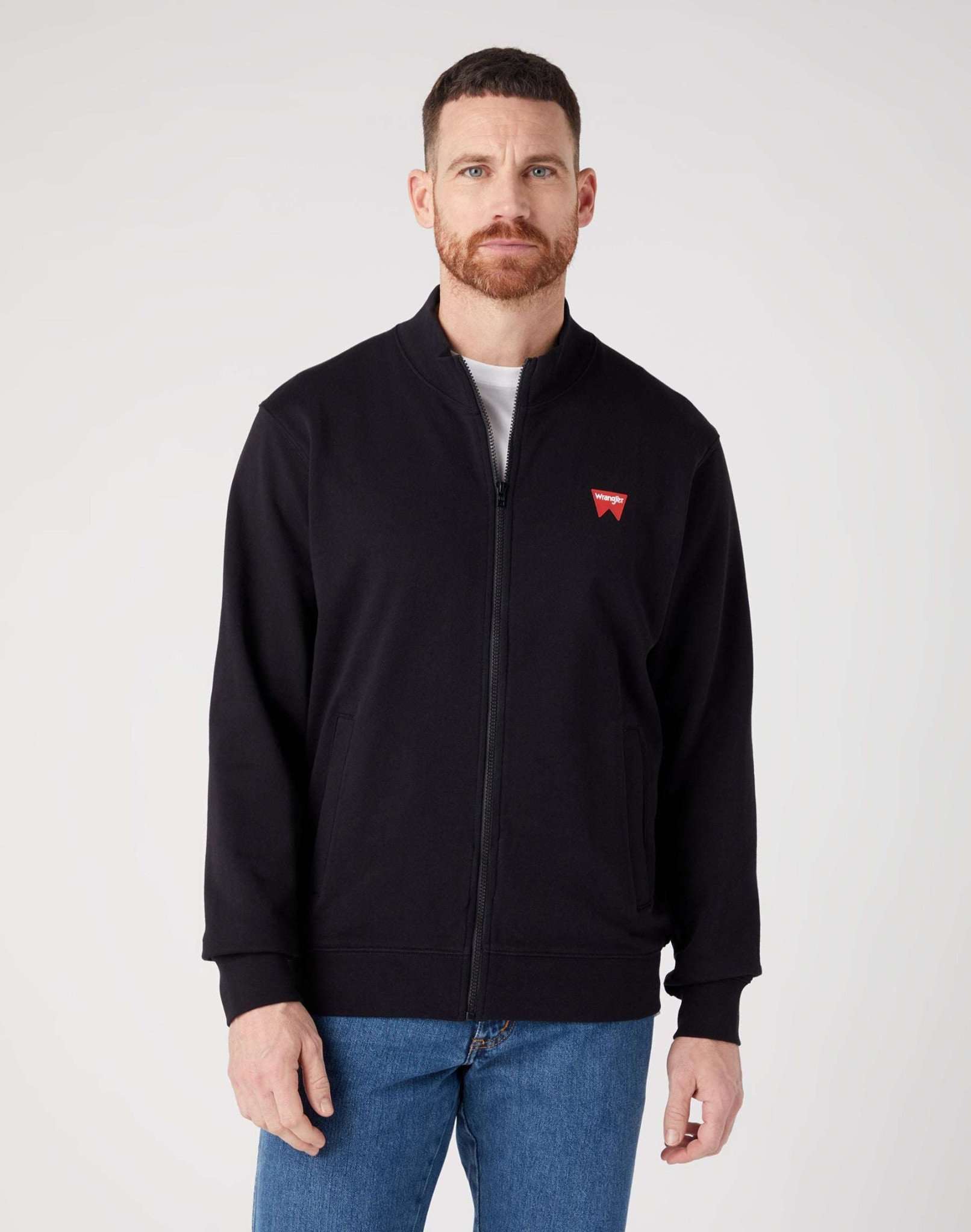 Wrangler Sweatjacke »Sweatshirts Funnel Neck Zip« von Wrangler