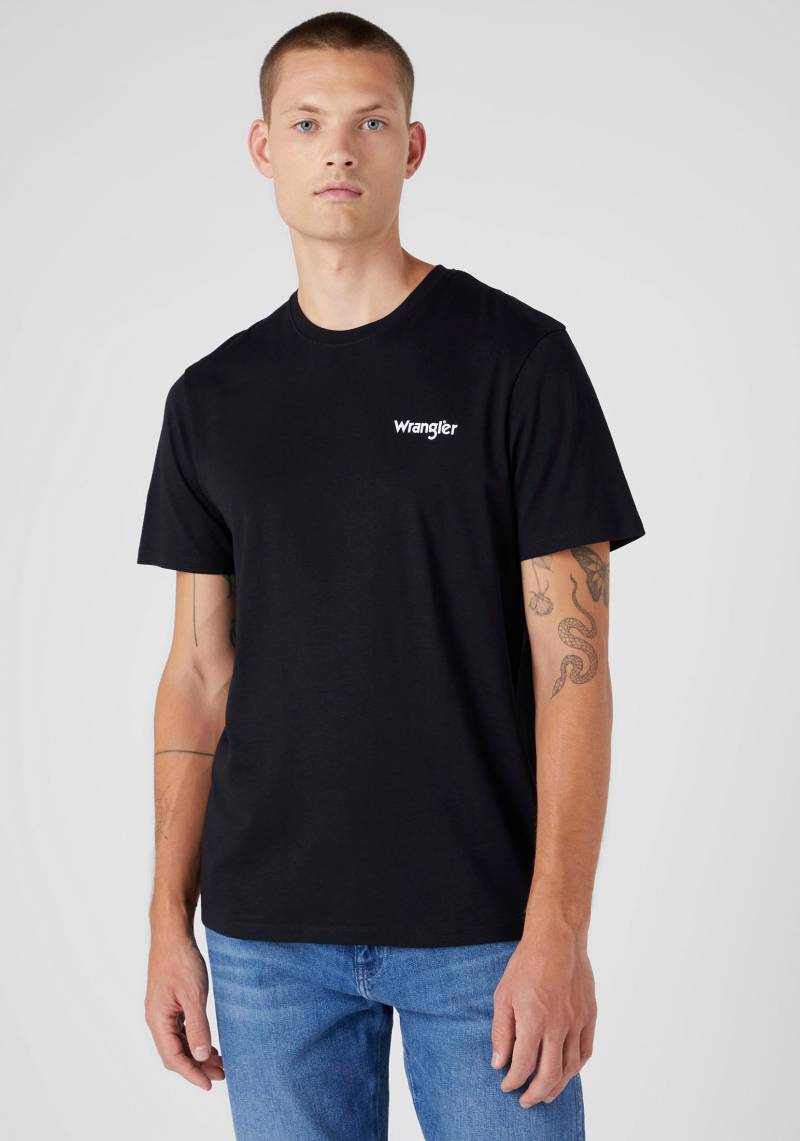 Wrangler T-Shirt »Sign Off«, (Set, 2 tlg., 2er-Pack) von Wrangler